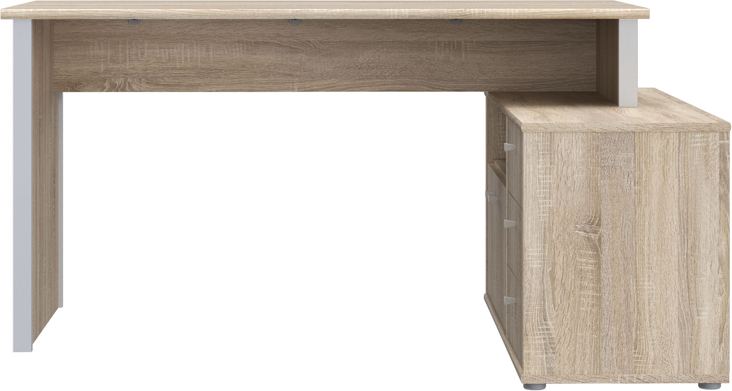 FORTE Bureau d'angle »Tempra« beaucoup de rangement, largeur 151 cm