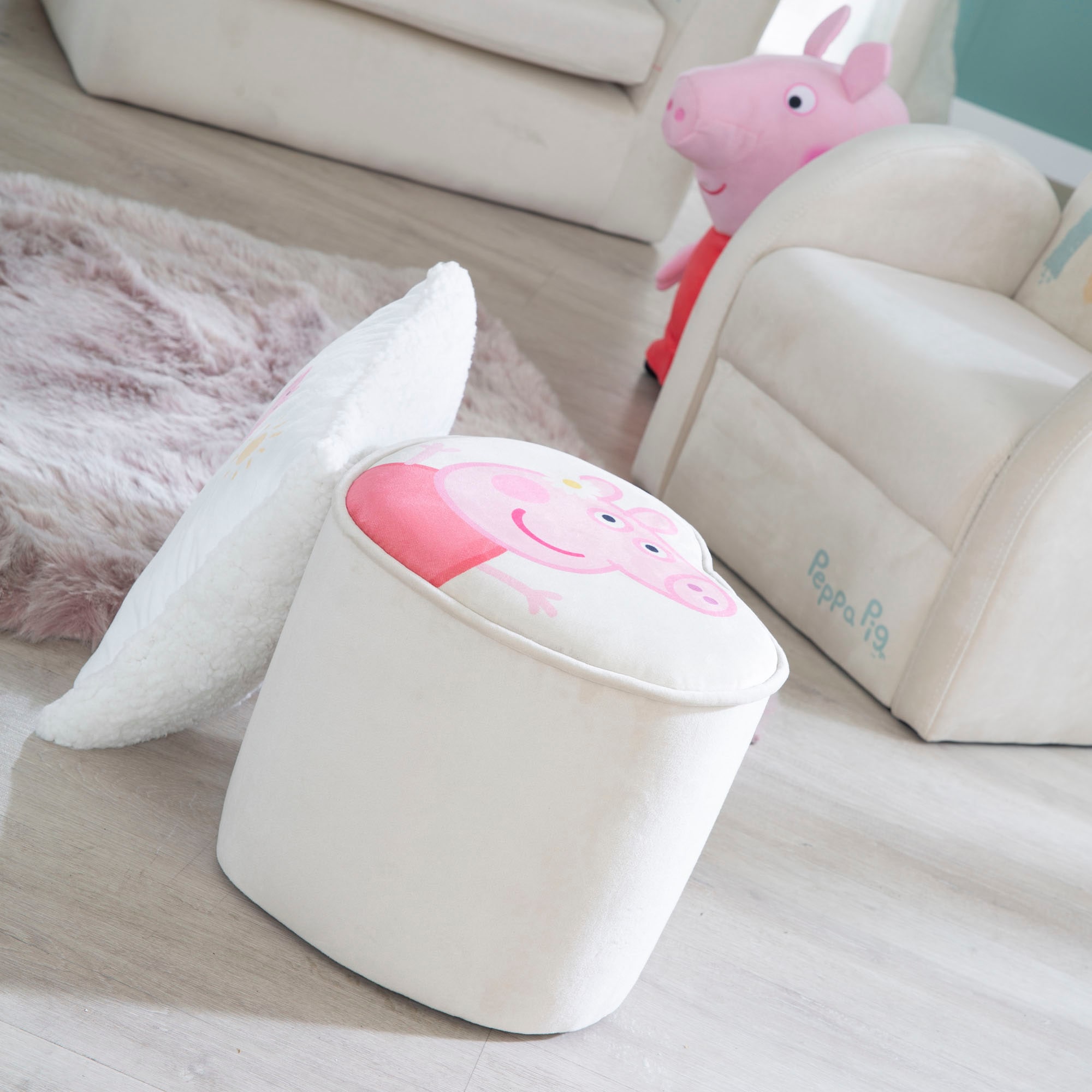 roba® Kinderhocker »Peppa Pig« in Herzform