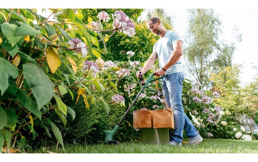 BOSCH Coupe-bordures sans fil »EasyGrassCut 18V 26« mit 2 Akkus 18V/2,0 Ah und Ladegerät