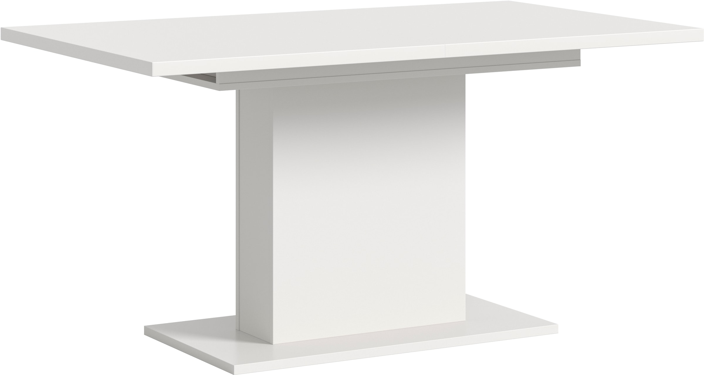 Home affaire Esstisch »Motus, ausziehbar 150 -190 cm, inklusive 40 cm Einlegeplatte« Set, 1 Stk. tlg. Säulengestell mit Bodenplatte, Tisch, Küchentisch, Esszimmer, Küche