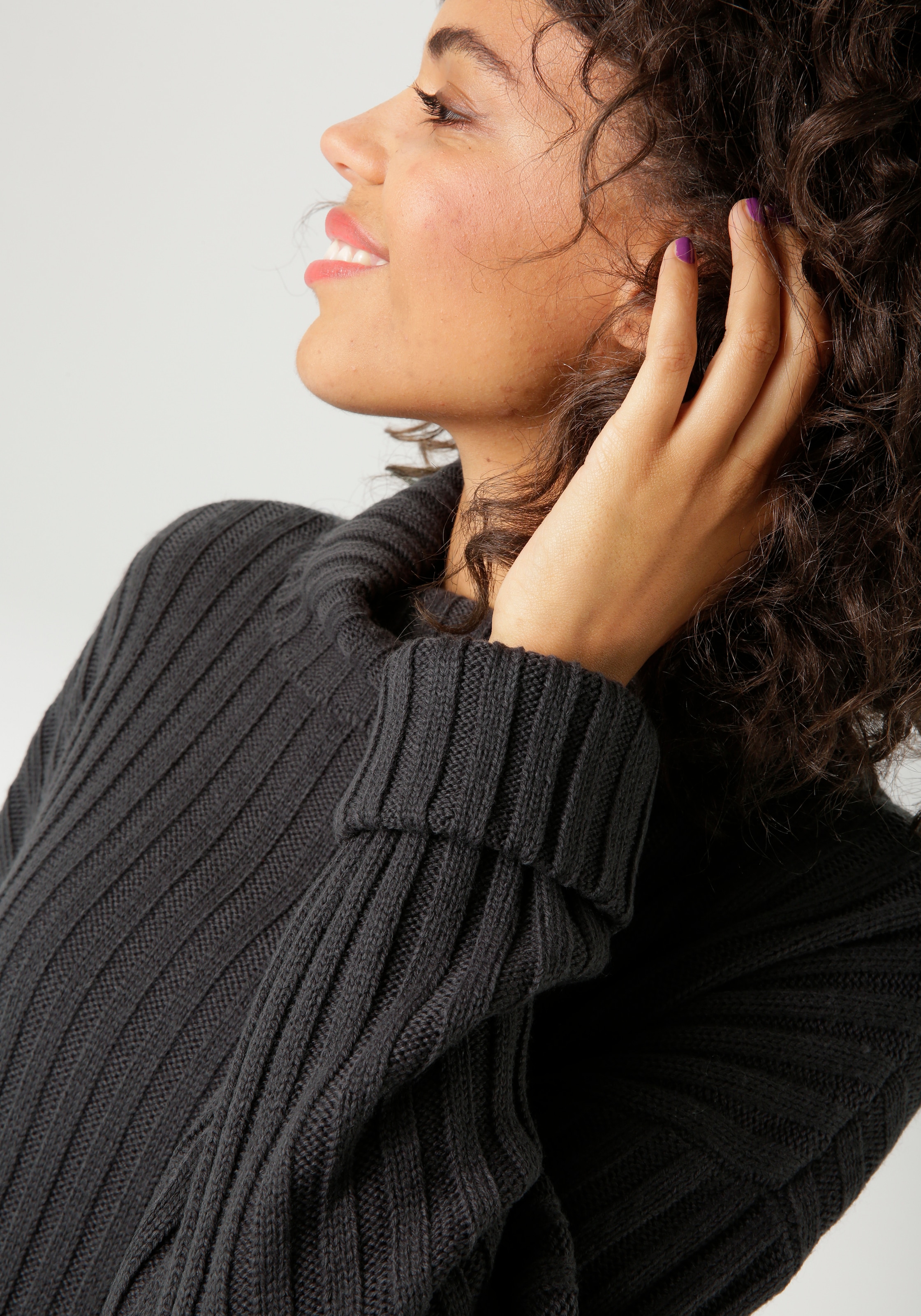 Aniston CASUAL Pull en tricot in Streifen-Optik