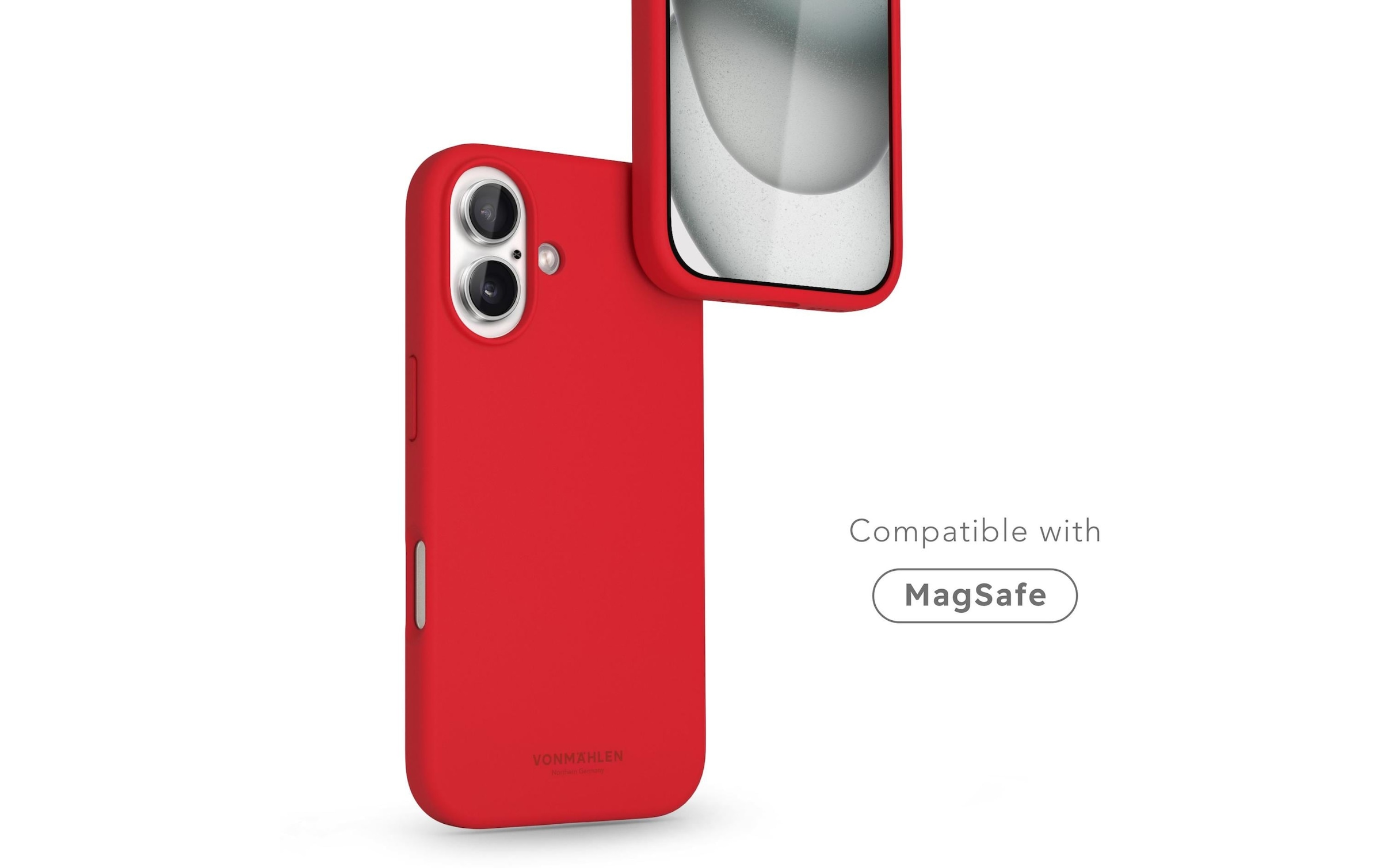 VONMÄHLEN Backcover »Soft Silicone iPhone 16« iPhone 16