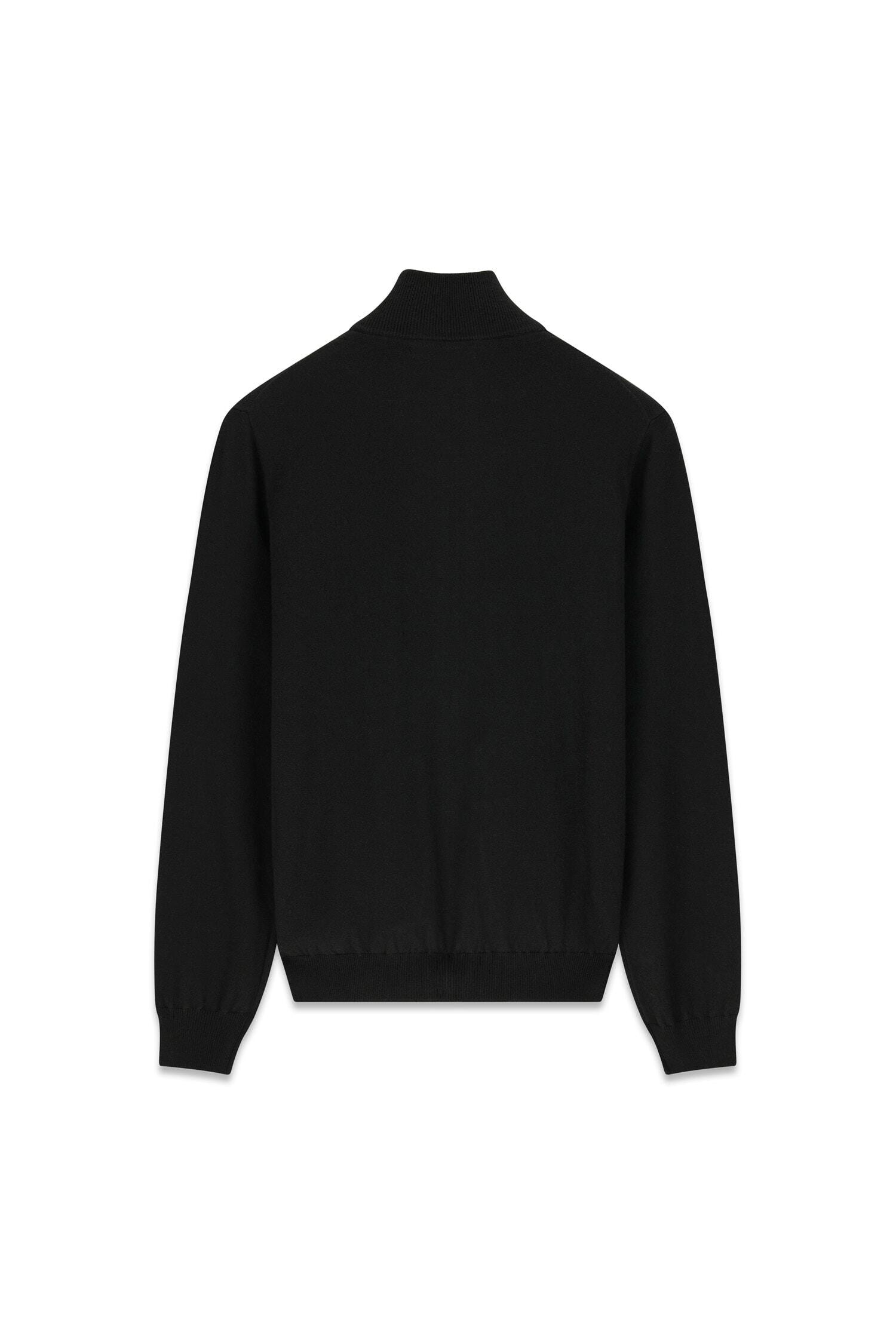 Guess Veste en tricot »MAGNUS« mit Woll- und Seiden-Anteil, Stehkragen, Regular Fit