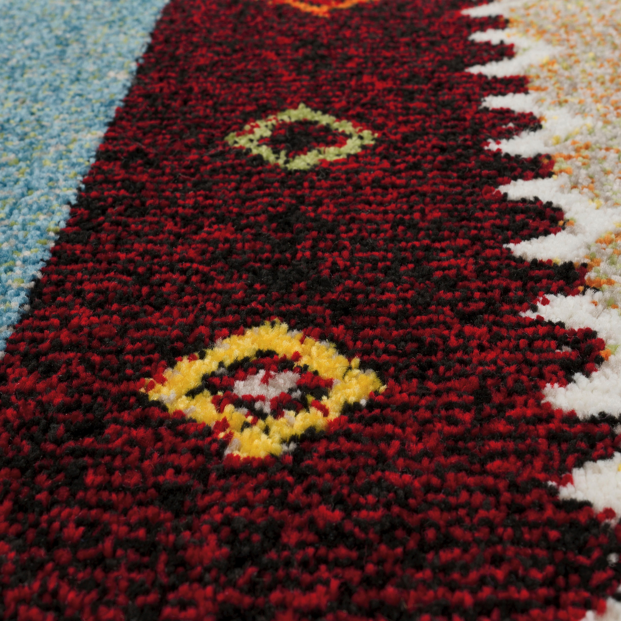 Paco Home Teppich »Nomaden 815« rechteckig 16 mm Höhe Kurzflor, Gabbeh Design, gestreift, ideal im Wohnzimmer & Schlafzimmer