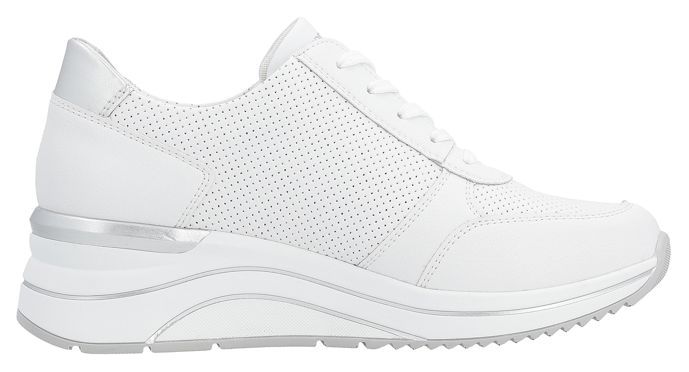 Remonte Keilsneaker  , Freizeitschuh, Halbschuh, Schnürschuh mit Schaftrandpolsterung