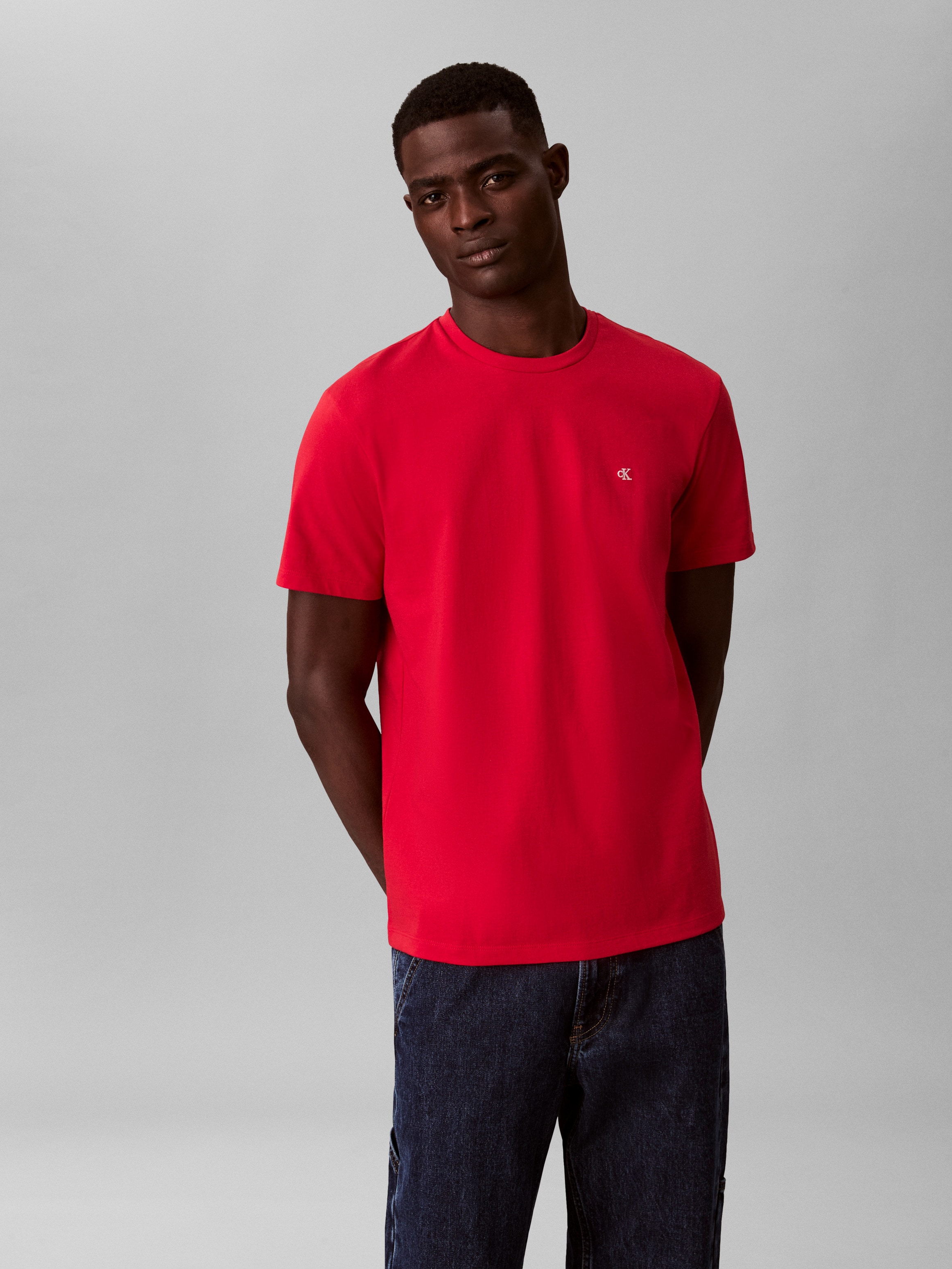 Calvin Klein Jeans T-shirt »CLASSIC MONOGRAM« regular fit, Rundhalsausschnitt