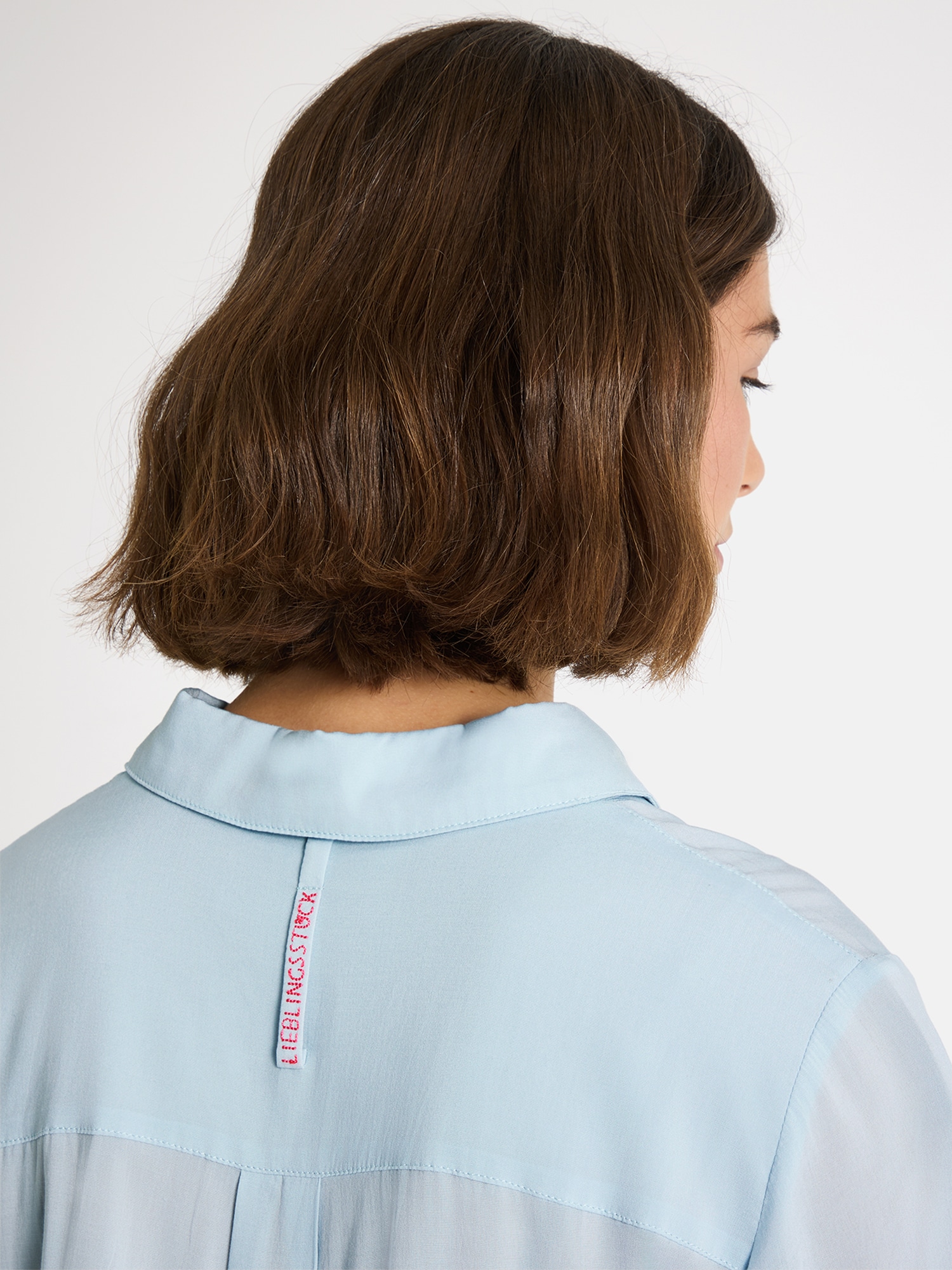 Lieblingsstück Blouse chemise »RulaEP« mit Umschlagsaum an den Ärmeln, lockerer Fit