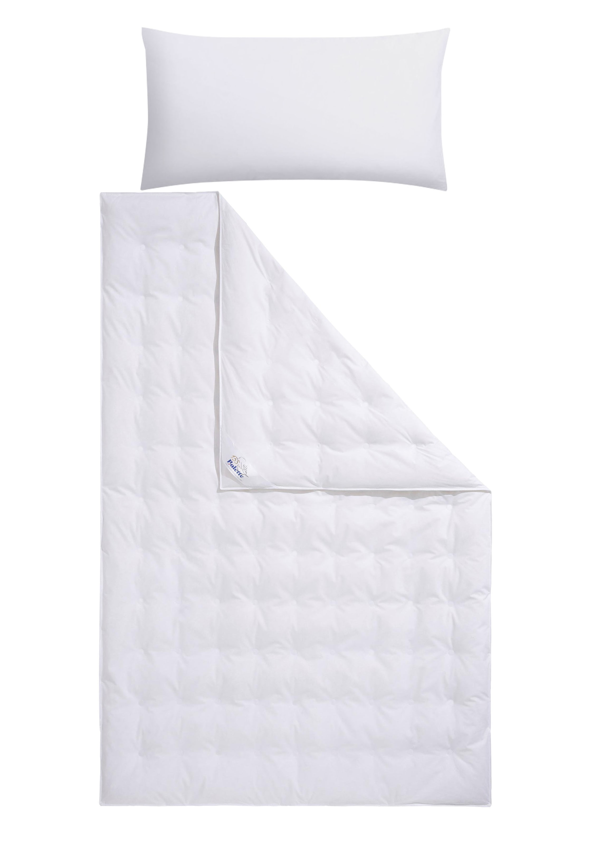 Balette Daunenbettdecke + Kopfkissen »Lilly« In 4 Wärmeklassen, in Grösse 135x200 & 155x220 cm erhältlich.