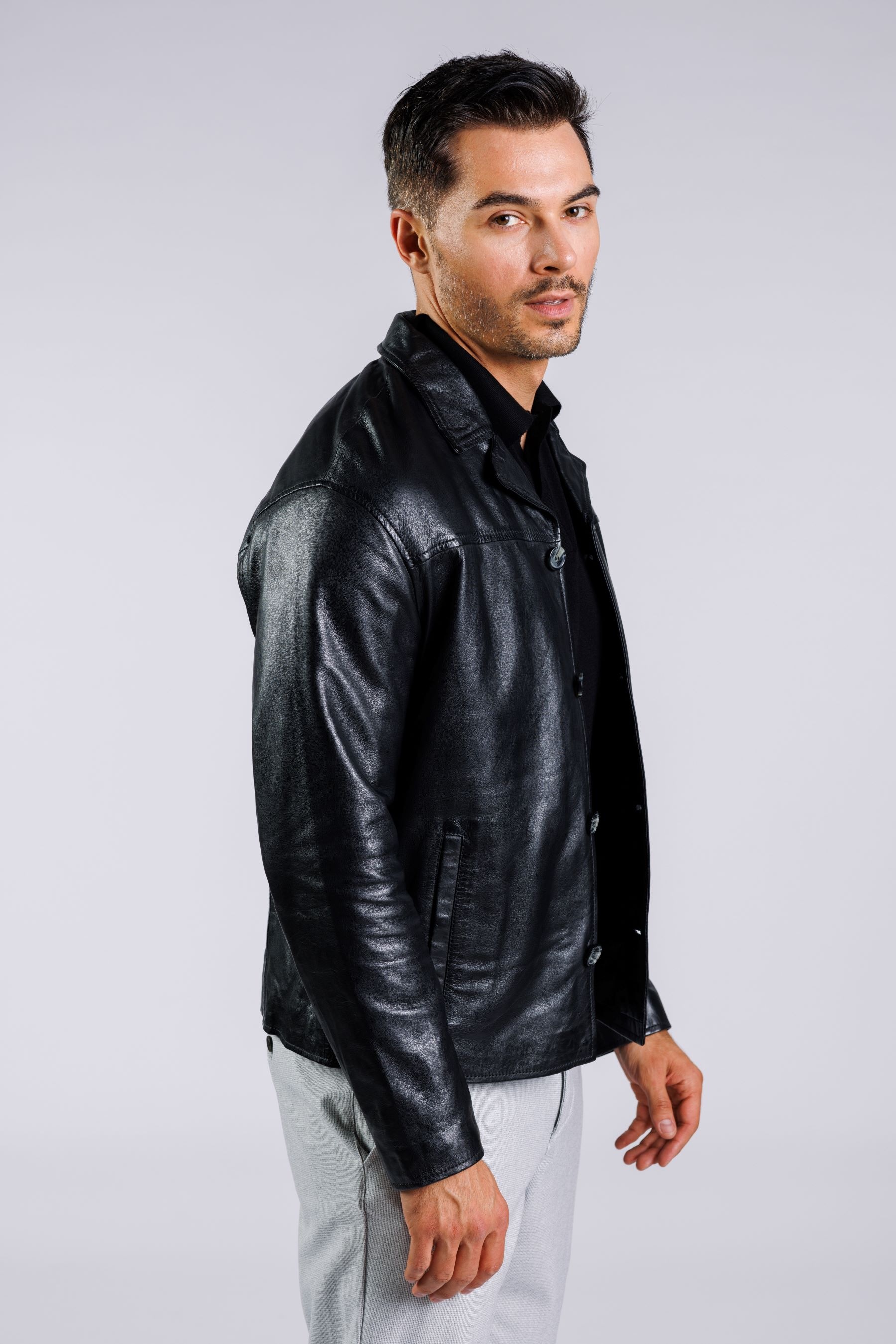 Freaky Nation Lederjacke »Nordic Boy-FN«