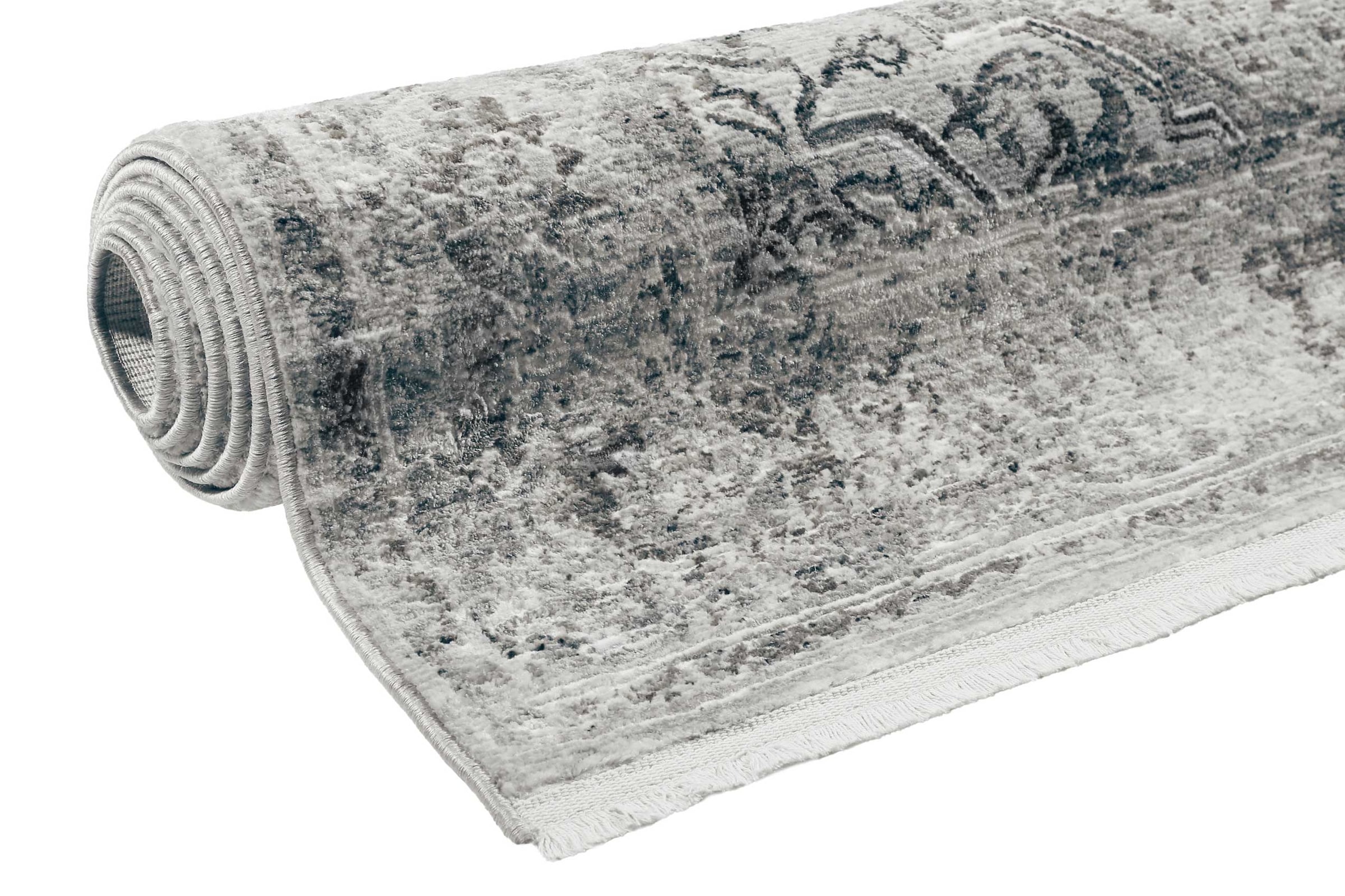 Wecon home Tapis »SoHo Touch« Rectangulaire 7 mm Höhe Hoch-Tief-Struktur, Wohnzimmer