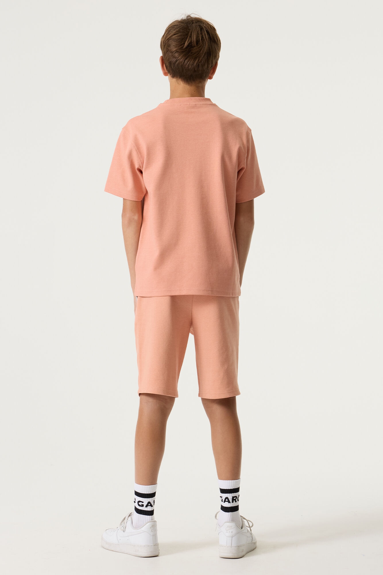 Garcia Shirt à col rond Avec petit imprimé devant, pour garçons