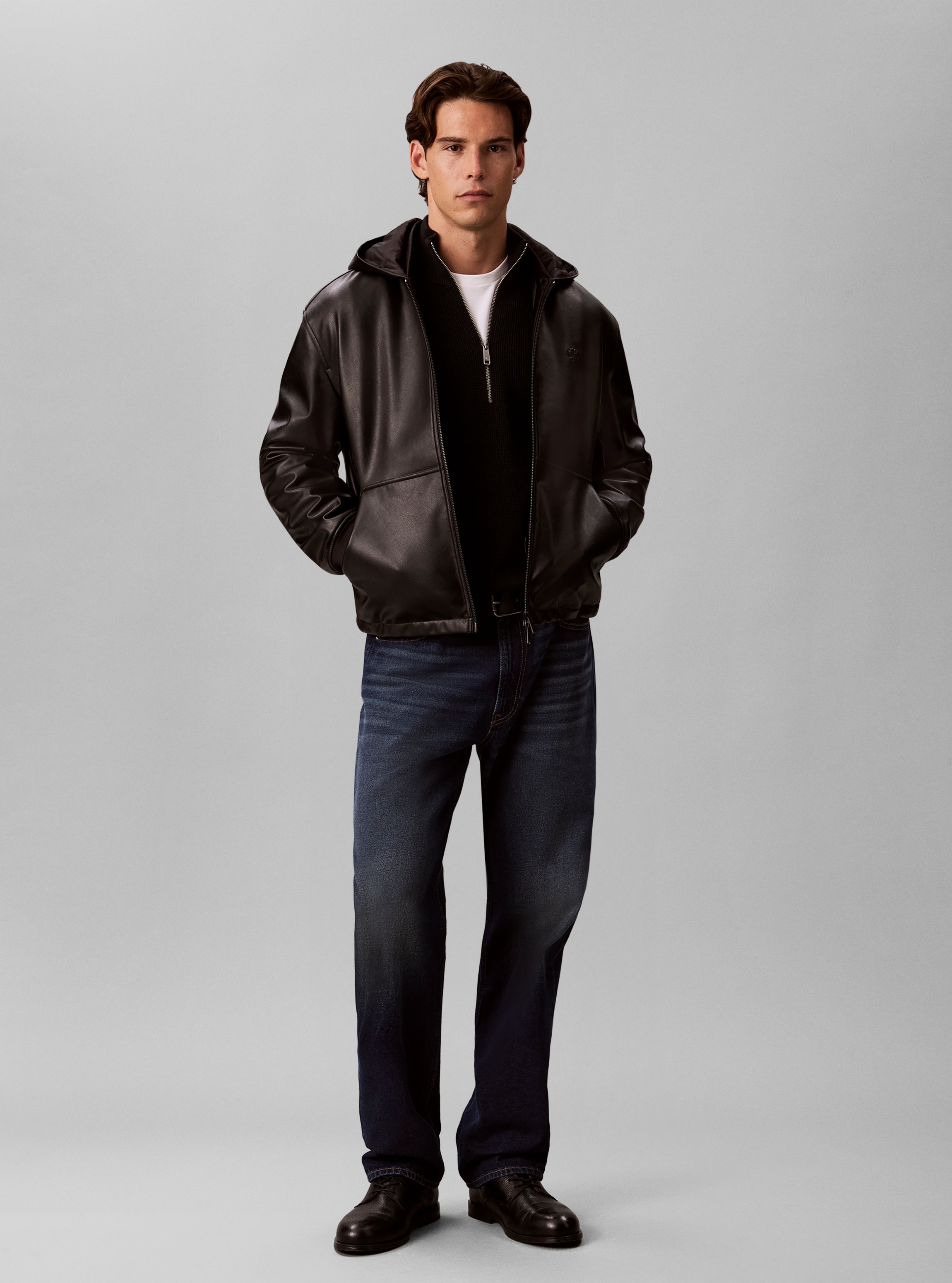 Calvin Klein Jeans Troyer Regular fit avec col Troyer