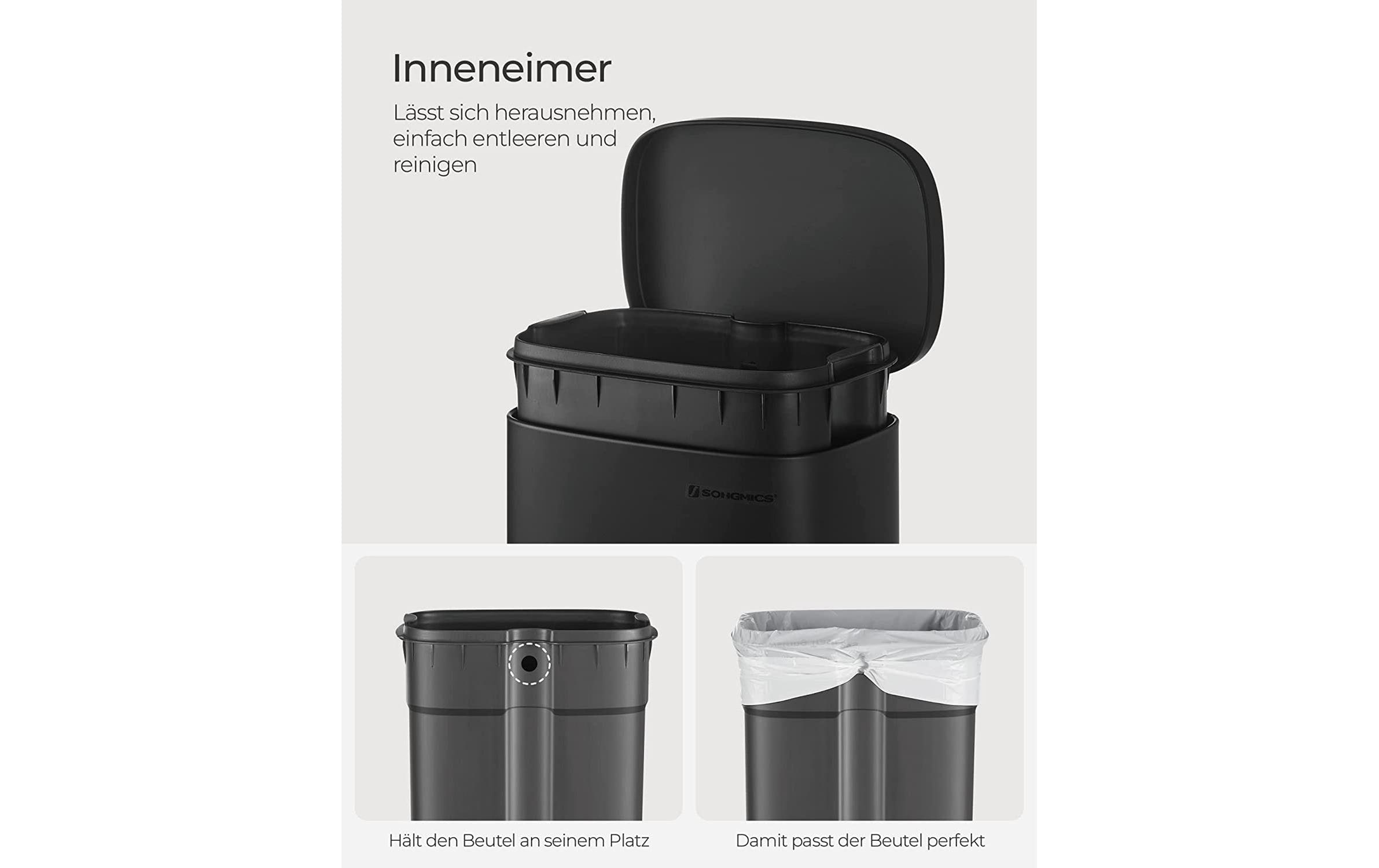 SONGMICS Mülleimer »30 l« 1 Behälter