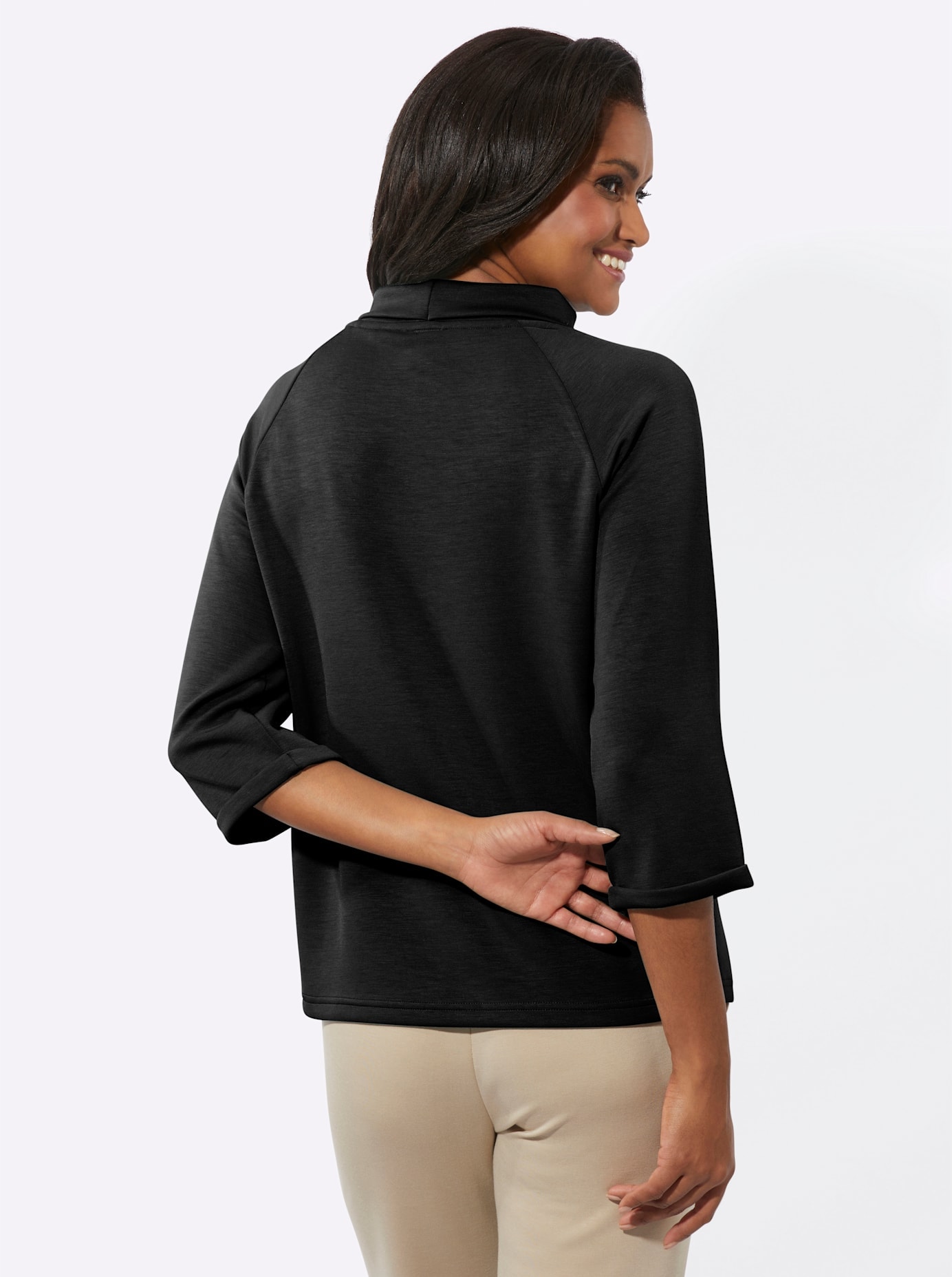 Inspirationen T-shirt à manches 3/4 »Rollkragen-Shirt« 1 cuis