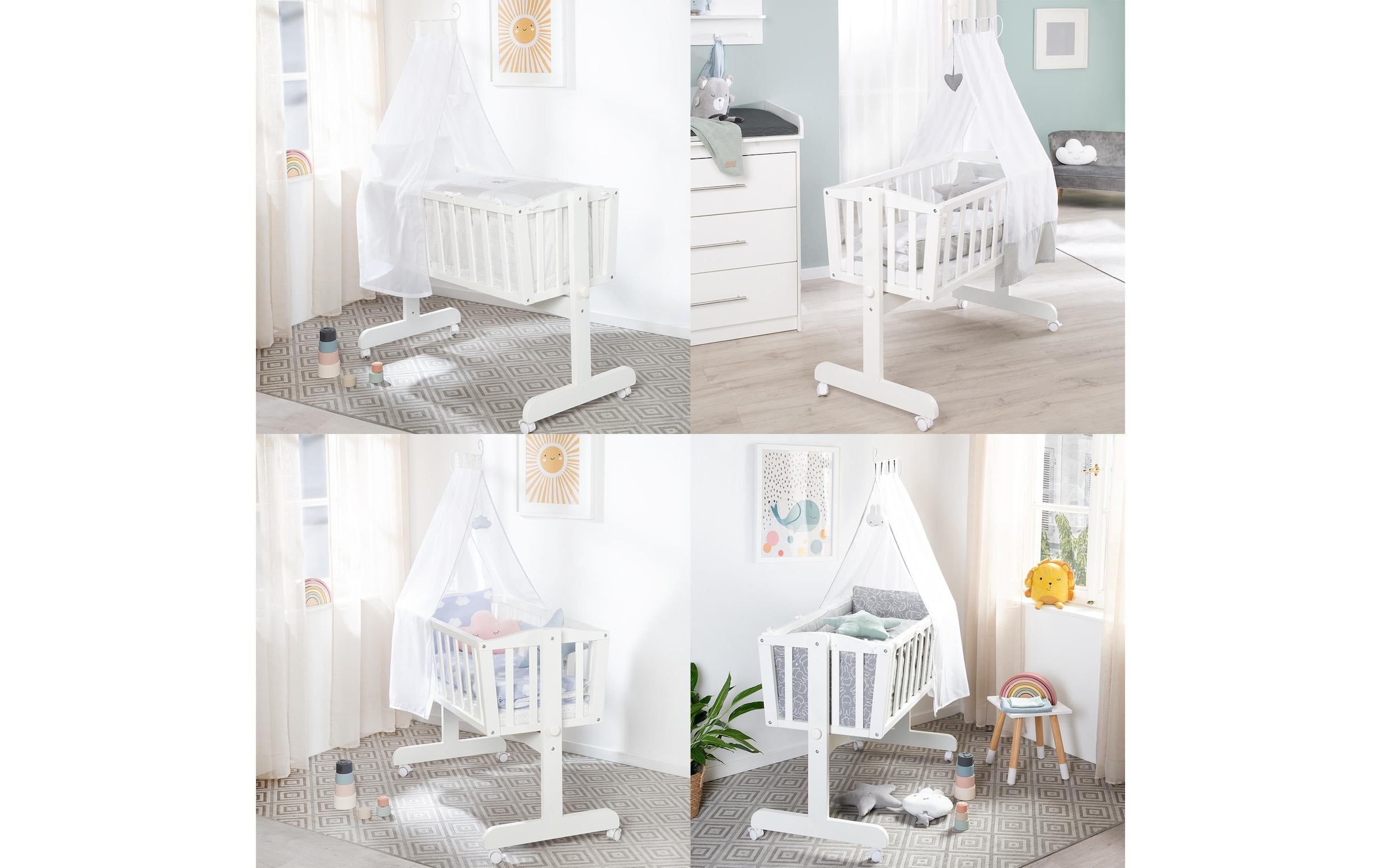 roba® Babybett »Komplettwiegenset«