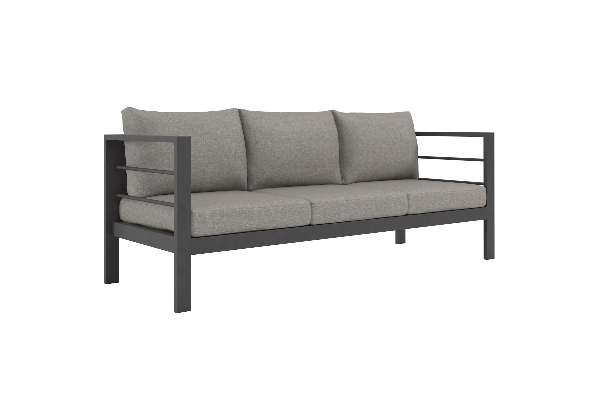 KONIFERA Gartenlounge-Set »»New Jersey«« Set, 1x 3er Sofa, 1x 2er Sofa,  2 Sessel, Tisch 62x110x41 cm, 19 Stk. tlg. inkl. Auflagen, Tischplatte aus Nonwood