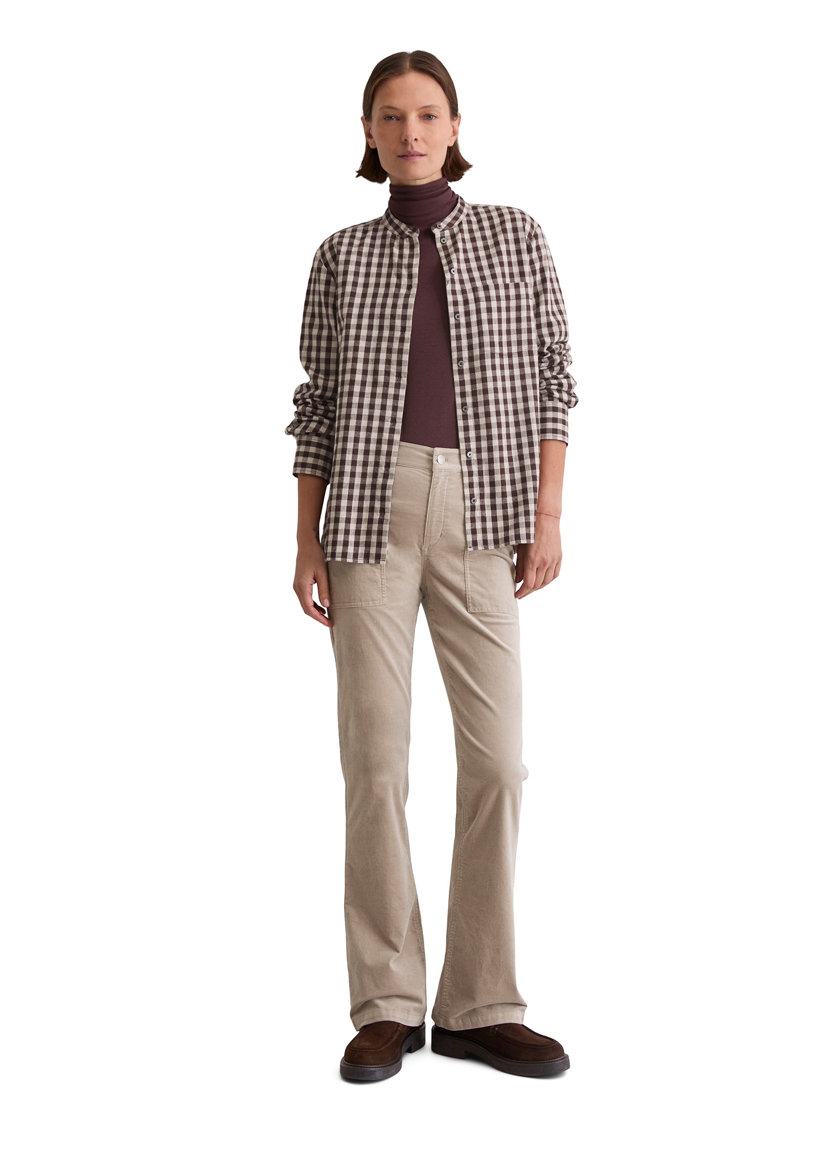 Marc O'Polo Blouse à carreaux »regular fit  aus softem Baumwoll-Flanell«