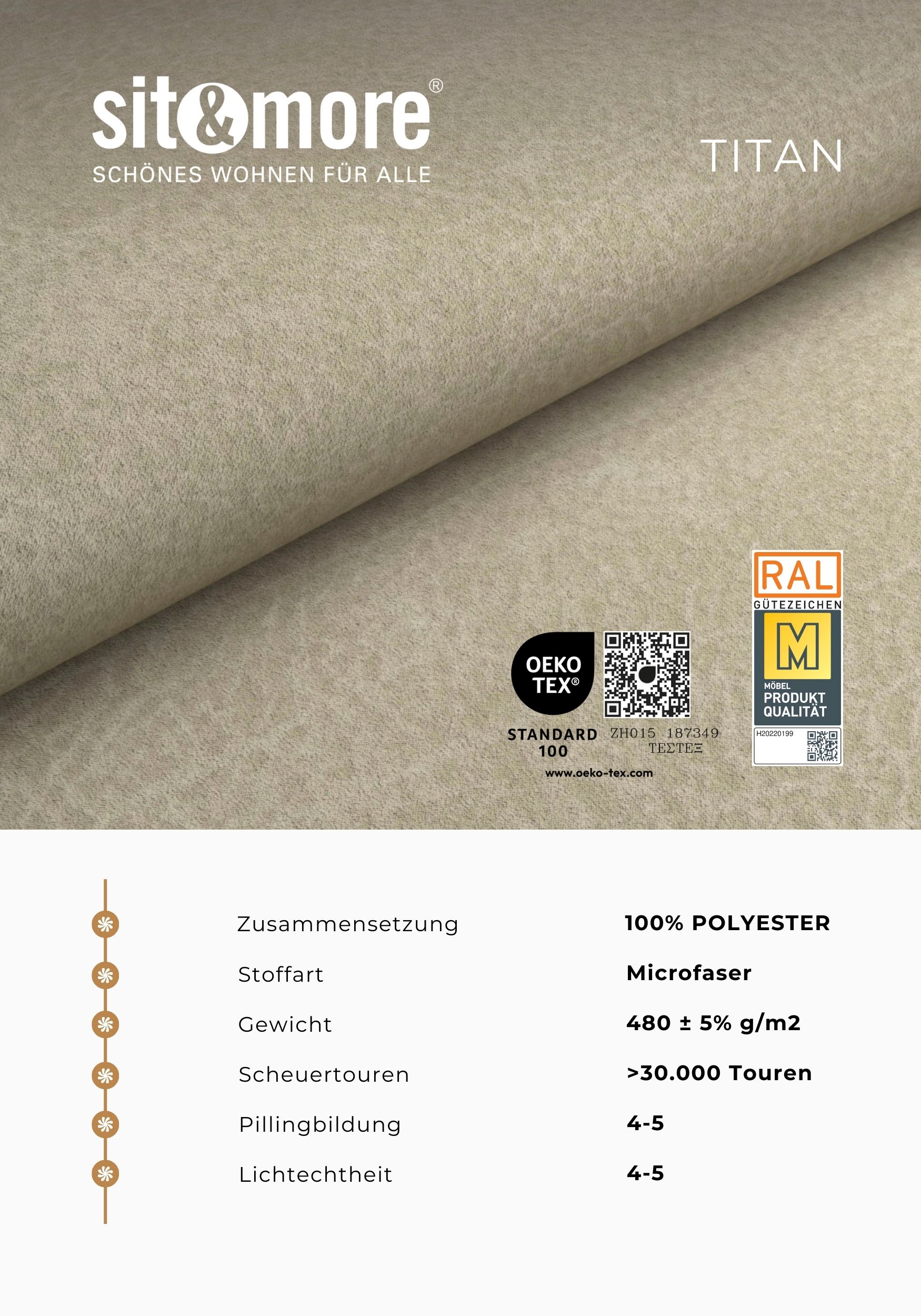 sit&more Housse de coussin »Eve«