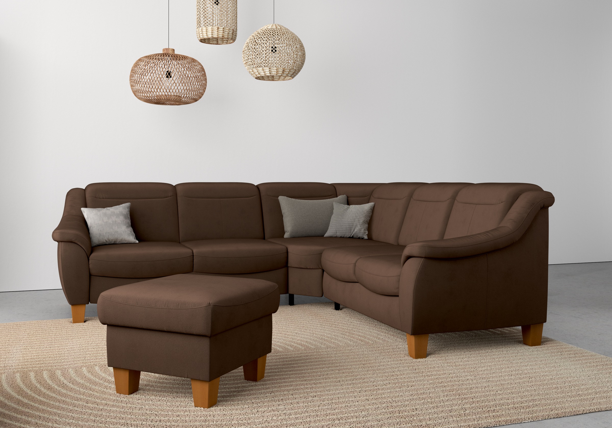 Home affaire Stauraumhocker »Caldera« Stauraum, auch in Easy Care-Bezug für einfaches Reinigen mit Wasser