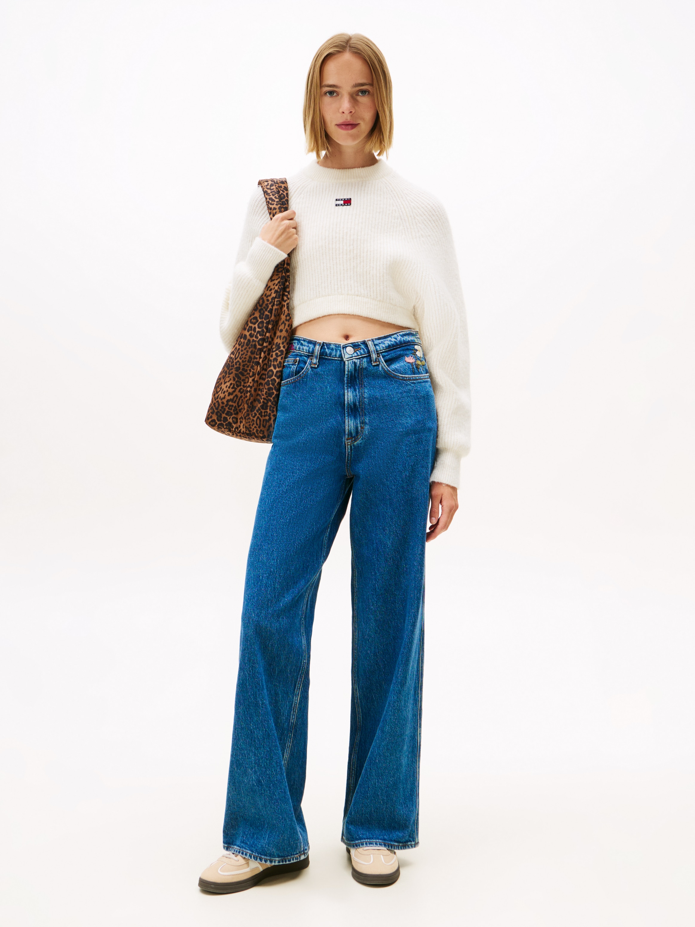 Tommy Jeans Jeans loose fit »CLAIRE HR WD EMBRO  BI4139«