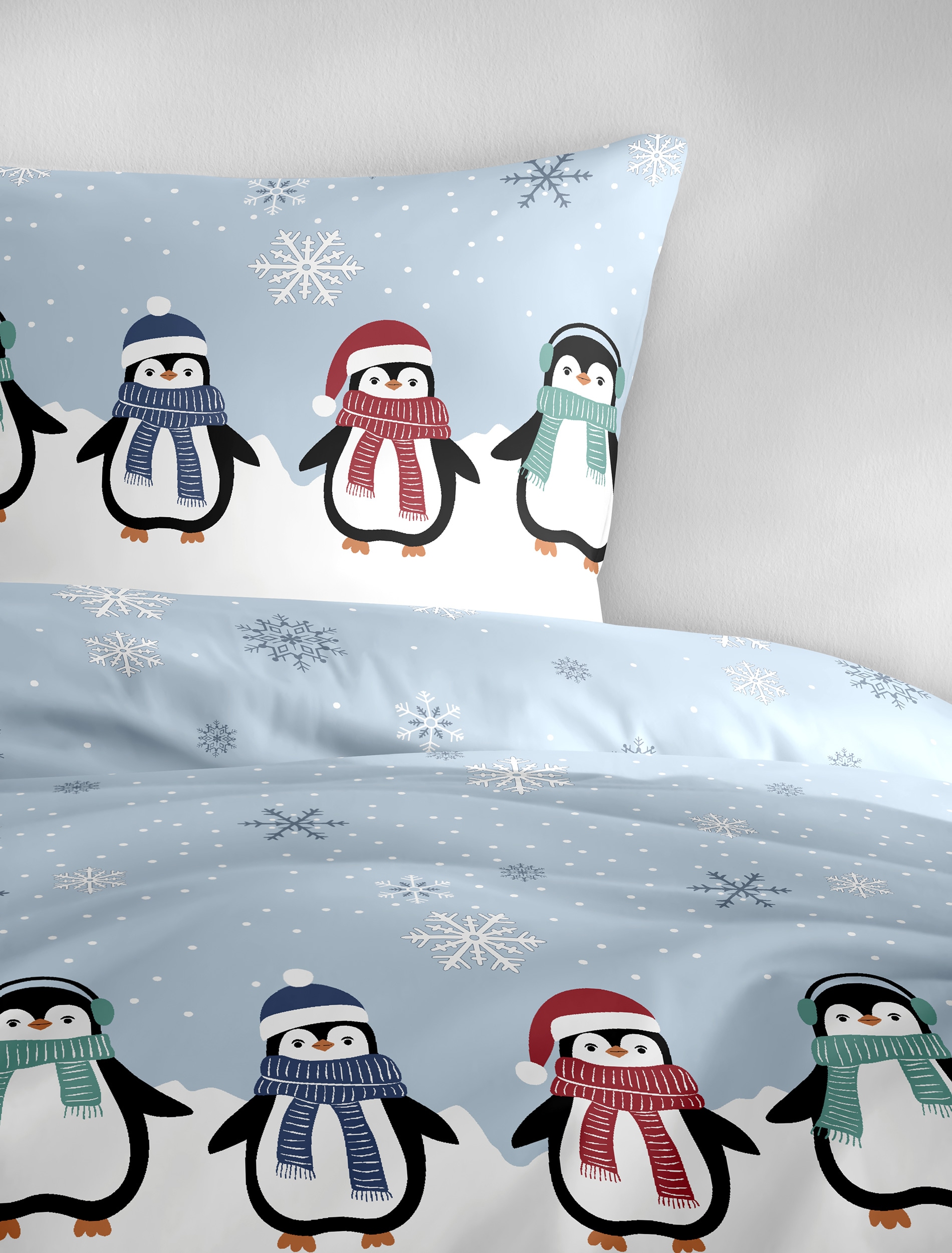 BIERBAUM Linge de lit »4115« 2 cuis tlg. Biber, 100 % Baumwolle, pflegeleicht, kuschelig weich