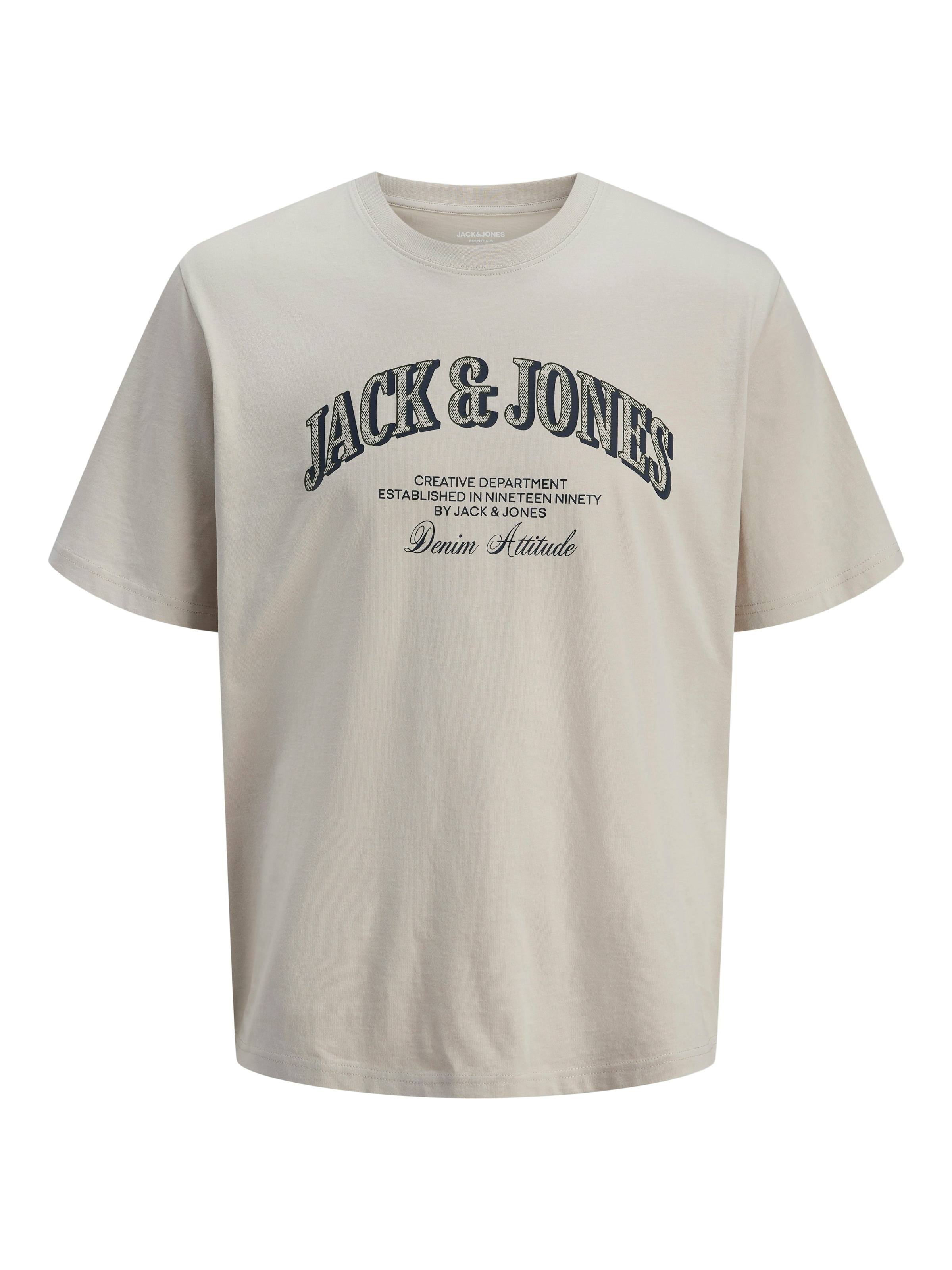 Jack & Jones Rundhalsshirt »JJEDENVER GRAPHIC TEE SS O-NECK SN« mit Logobranding