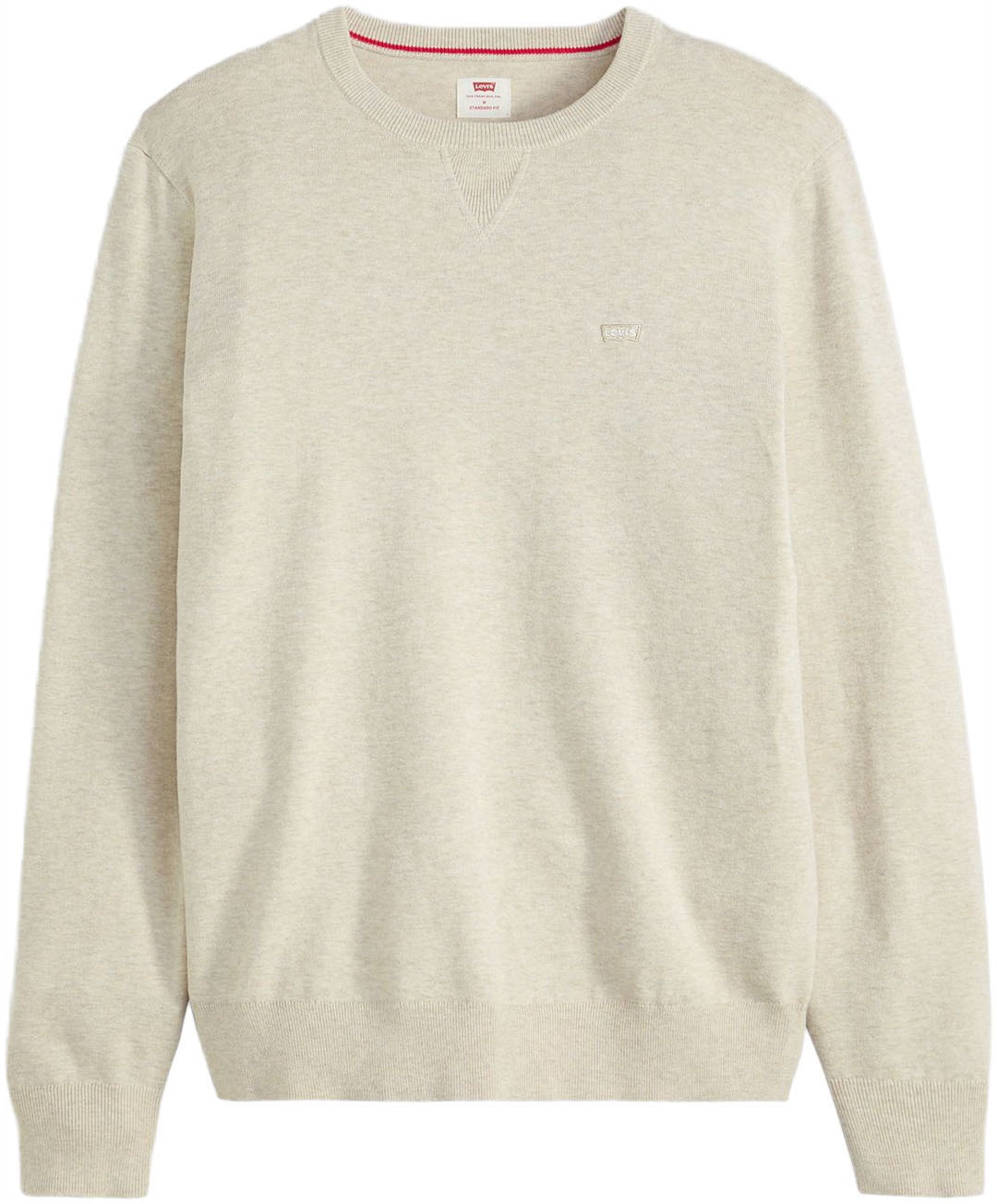 Levi's® Pull à col rond »LIGHTWEIGHT HM SWEATER« Feingerippte Abschlüsse
