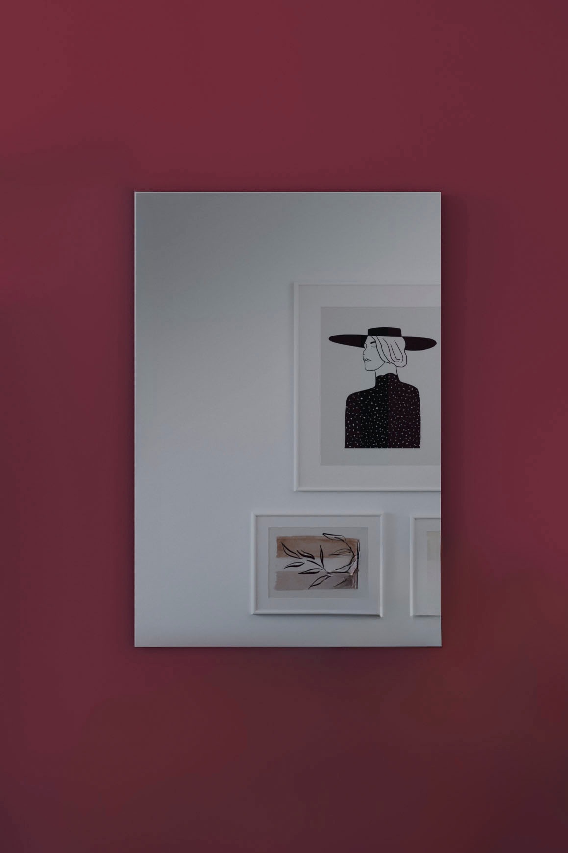 INOSIGN Garderobenspiegel »Malmö, Höhe 85 cm, rahmenlose Optik, hochwertiges Spiegelglas« Spiegel, Wandspiegel, Flurspiegel, Dielenspiegel