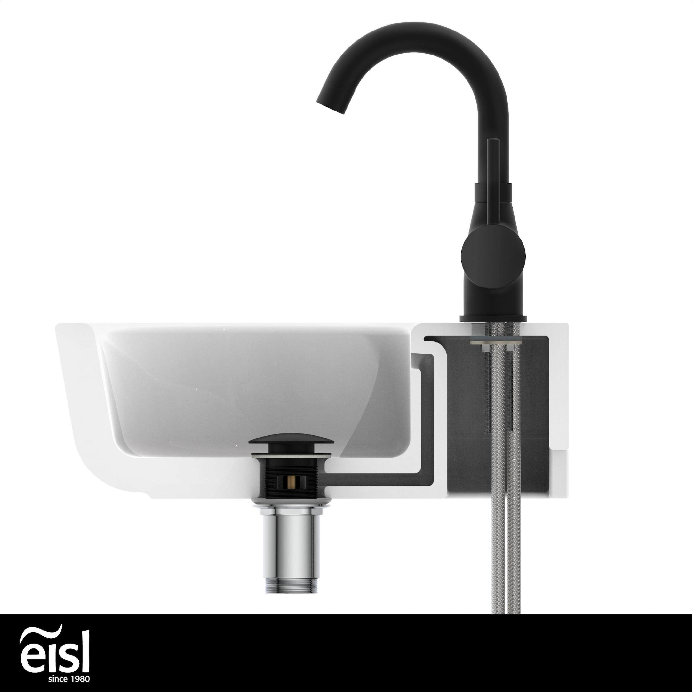 Eisl Robinet de lavabo »FUTURA« pivotant à 360°, économique en énergie, buse mixte de marque