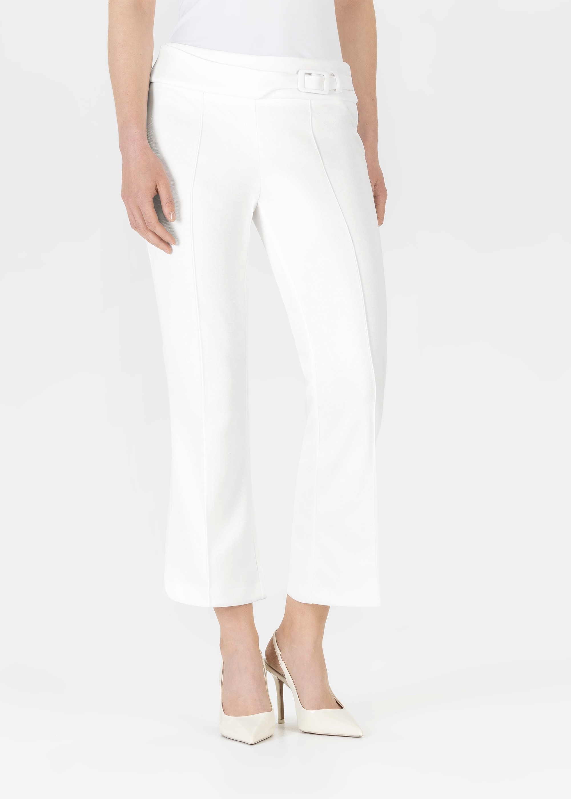 Stehmann Stoffhose  Sommerhose mit Gürtelschnalle