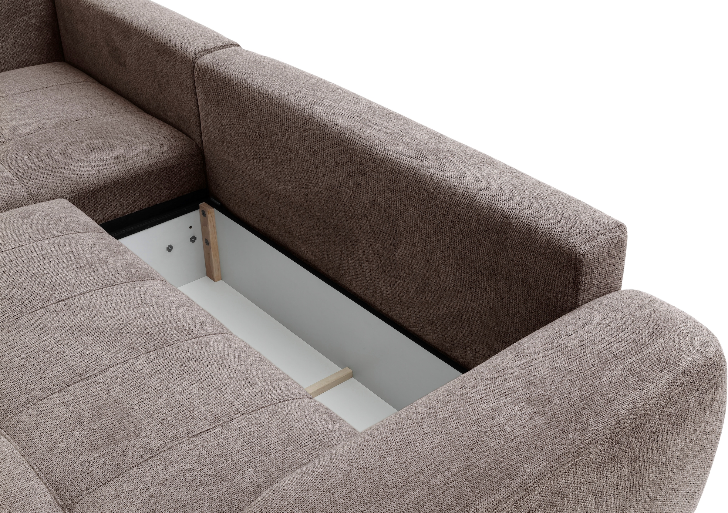 Mr. Couch Canapé d'angle »Mykonos, L-Form, Dauerschläfer« mit DuraSpring-Taschenfederkern bis 140 kg belastbar