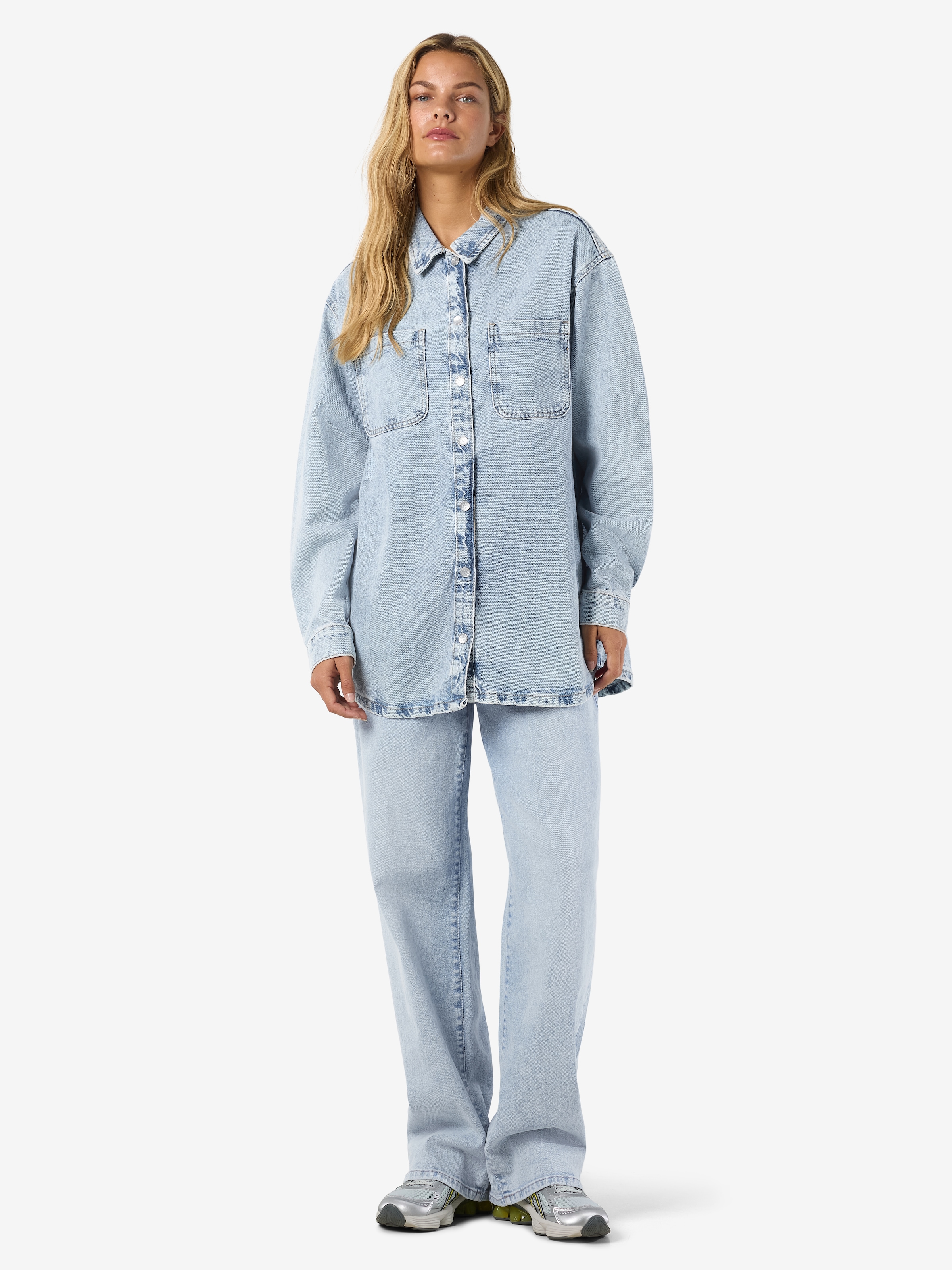 Noisy may Blouse en jean »NMALVA L/S DENIM SHACKET AZ352LB NOOS«