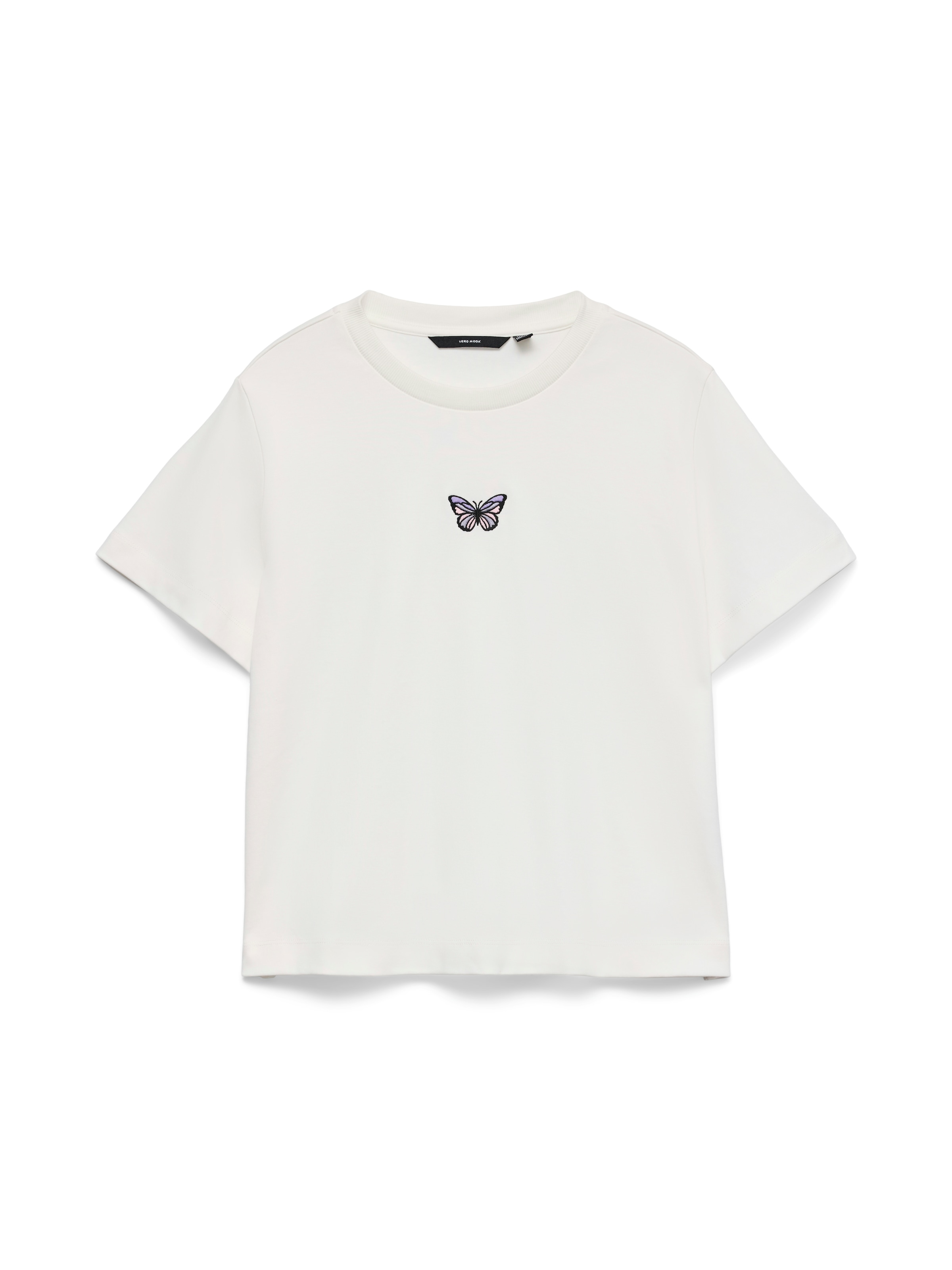 Vero Moda T-shirt à manches courtes »VMSARA METTE SS TOP BOX JRS GA NOOS« coton, coupe régulière