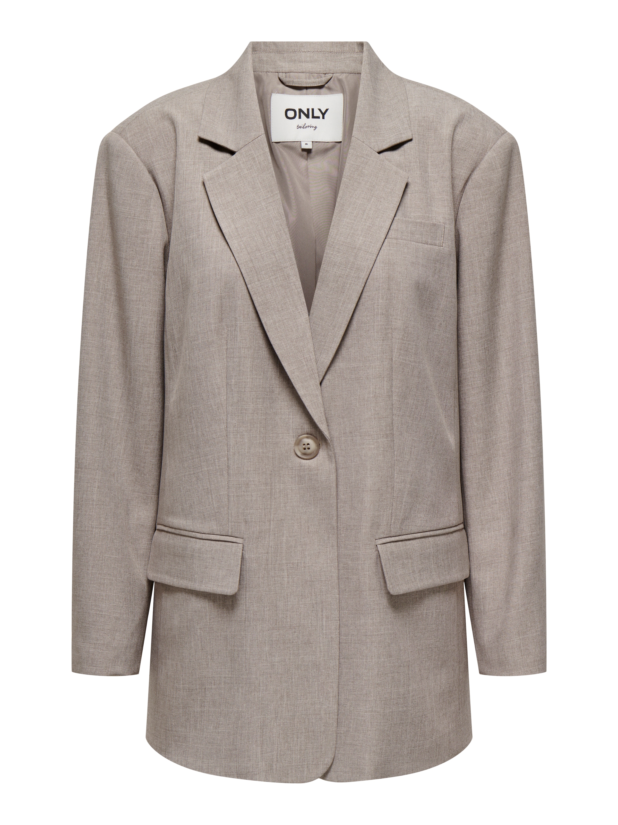 ONLY Blazer long »ONLLINDA LS BOYFR MEL BLAZER TLR NOOS« mit Reverskragen