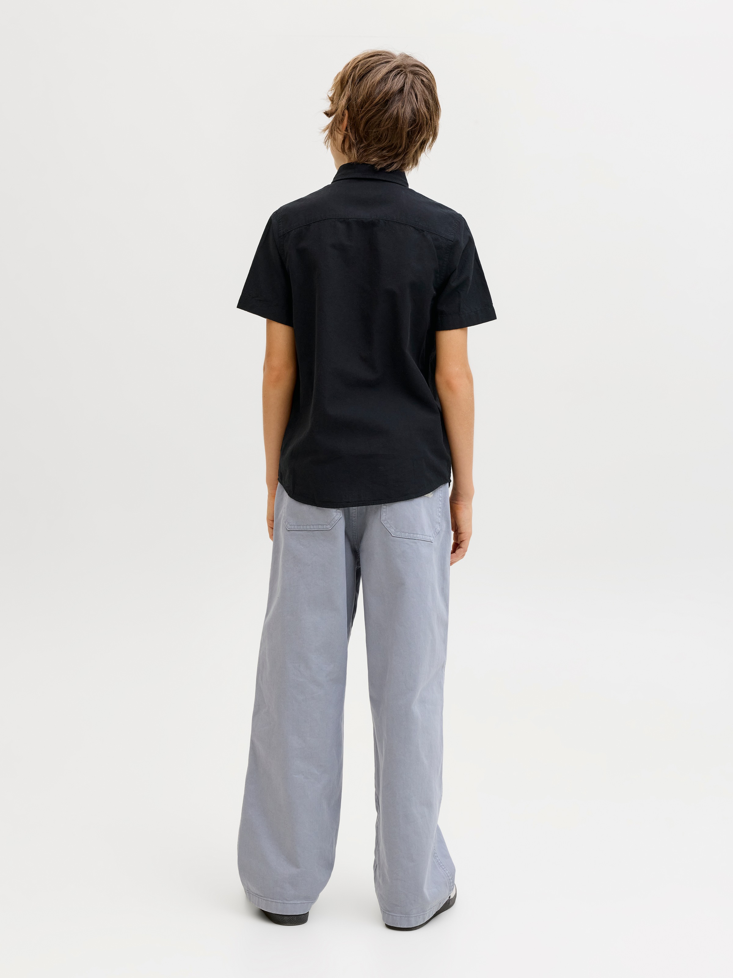 Jack & Jones Junior Chemise à manches courtes »JJEBREEZE LINEN BLEND SHIRT S/S SN JNR«