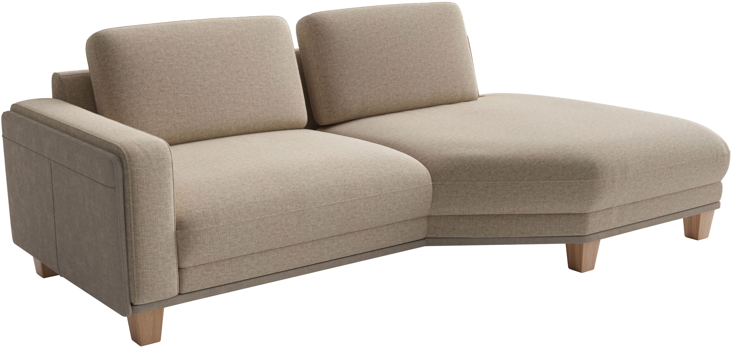 sit&more Ecksofa »Concept« Modernes Sofa in drei Fussfarben zur Auswahl