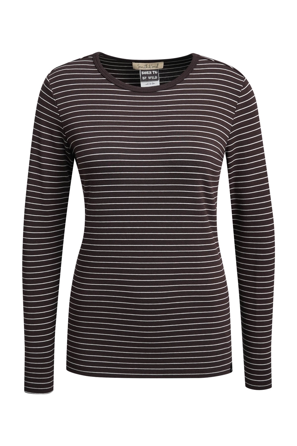 Smith & Soul Langarmshirt in figurbetonter Passform
