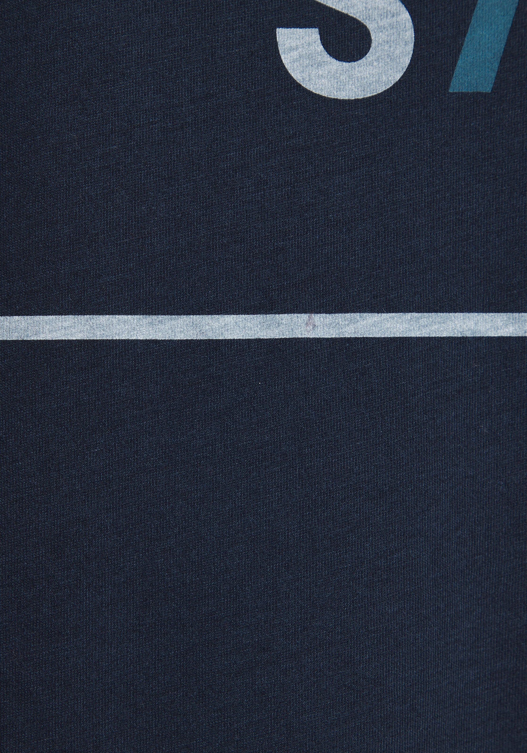 Elbsand T-shirt à manches longues mit Frontdruck, Longsleeve, lockerer Schnitt