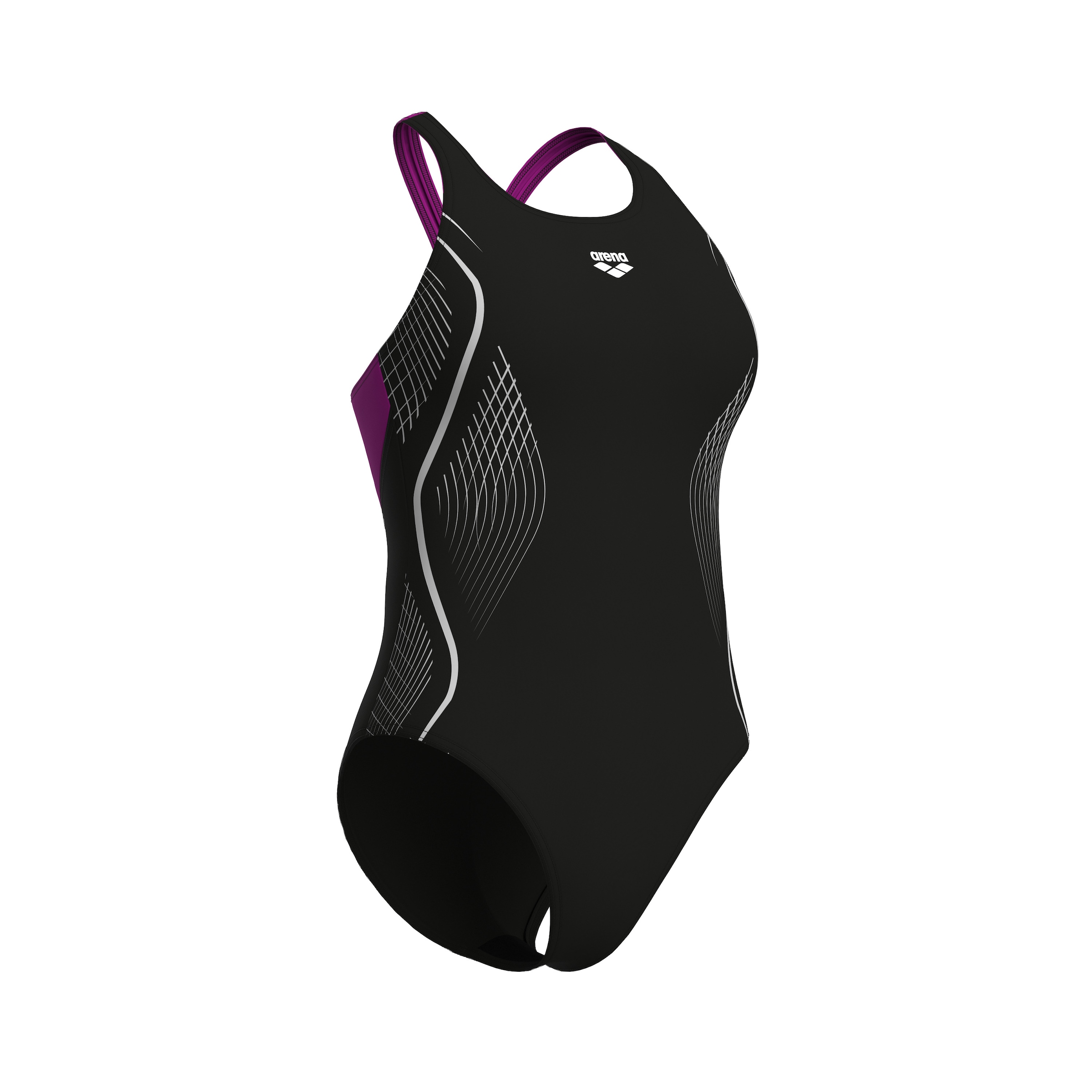 Arena Maillot de bain »WOMEN'S ARENA GRID SWIMSUIT V BACK GRAPHIC« 1 cuis