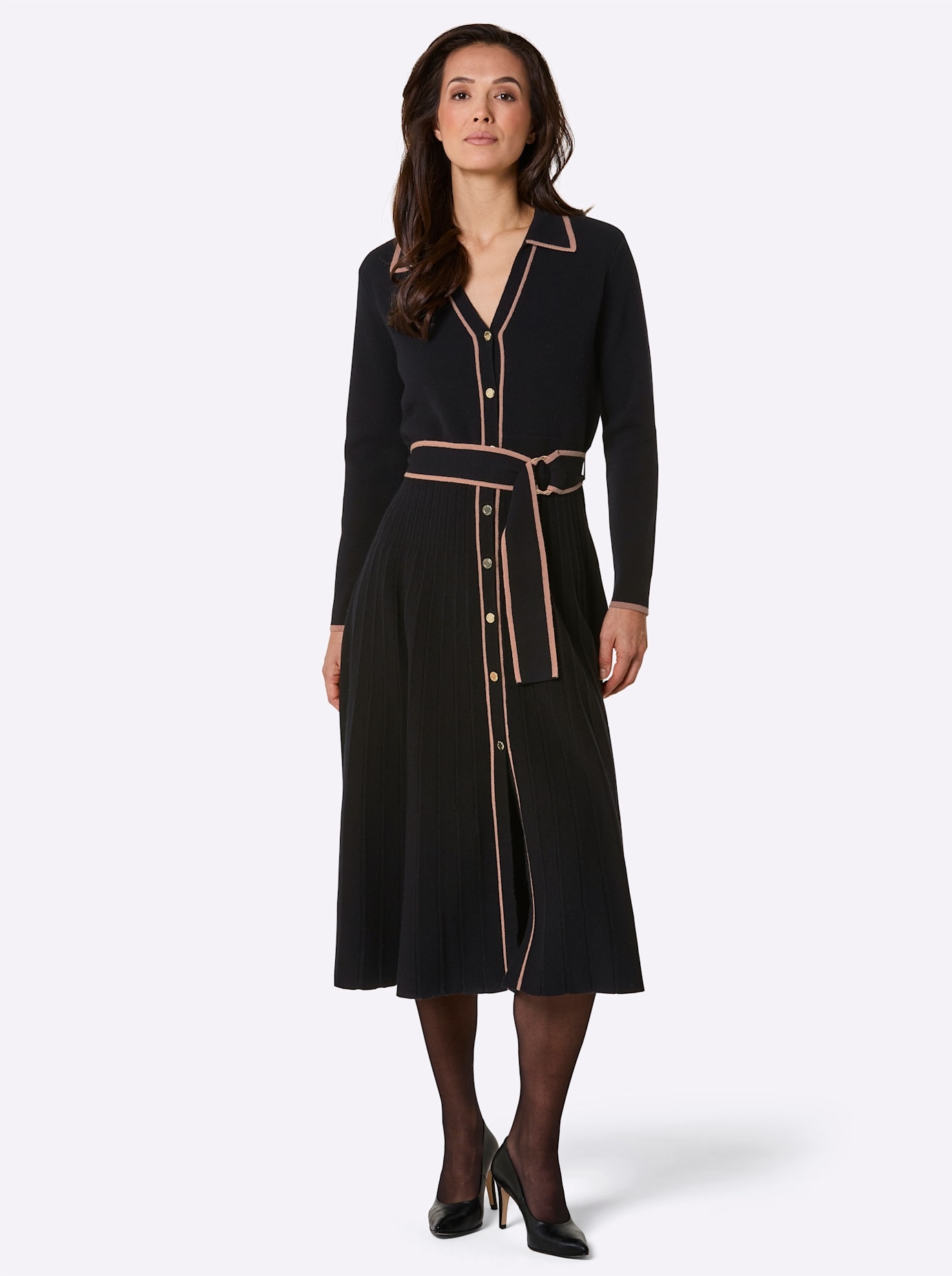 CREATION L PREMIUM Robe en tricot »Woll-Strickkleid«
