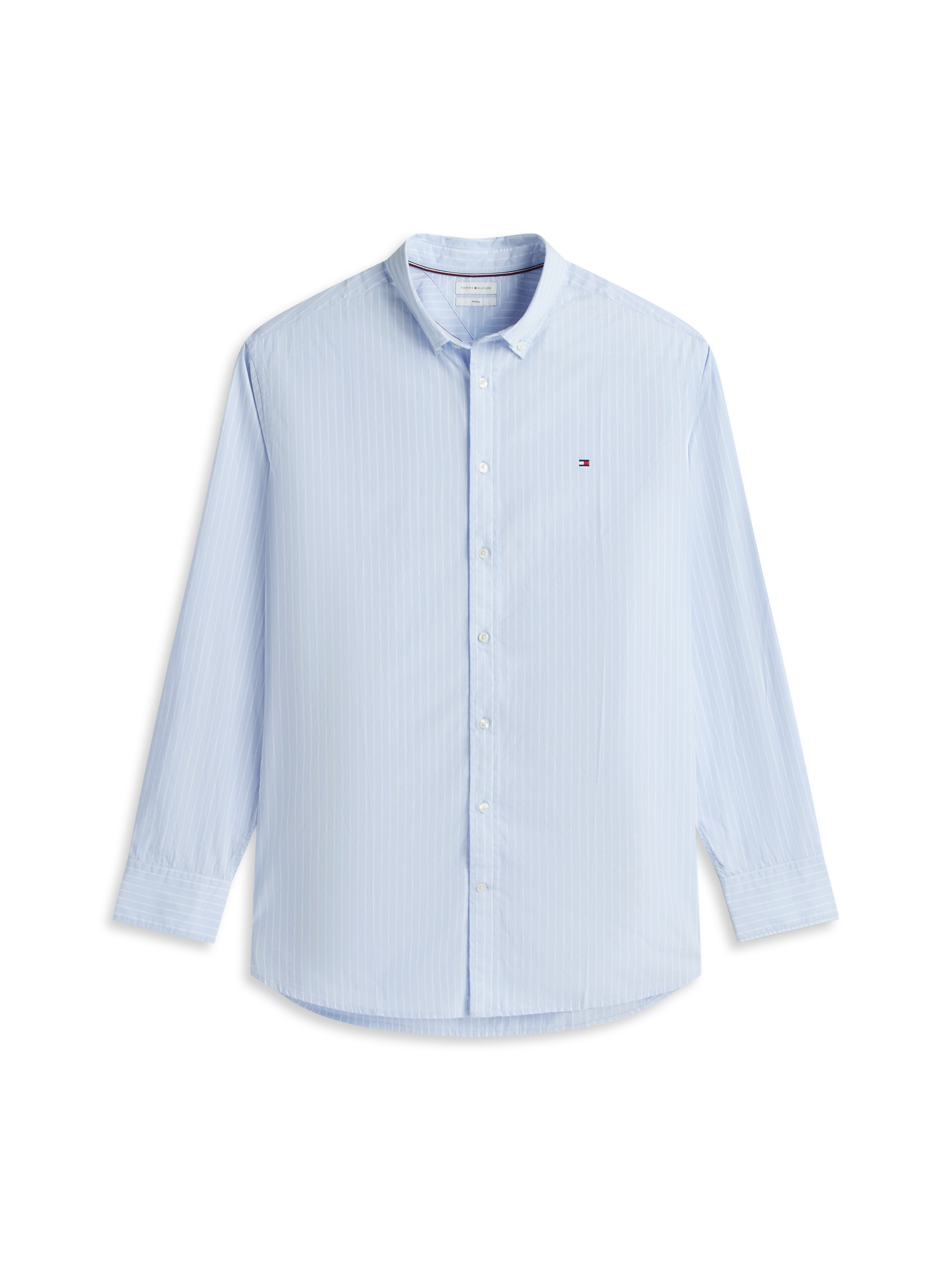 Tommy Hilfiger Big & Tall Chemise à manches longues »BT-CORE HAIRLINE POPLIN RF« avec col boutonné, coupe régulière