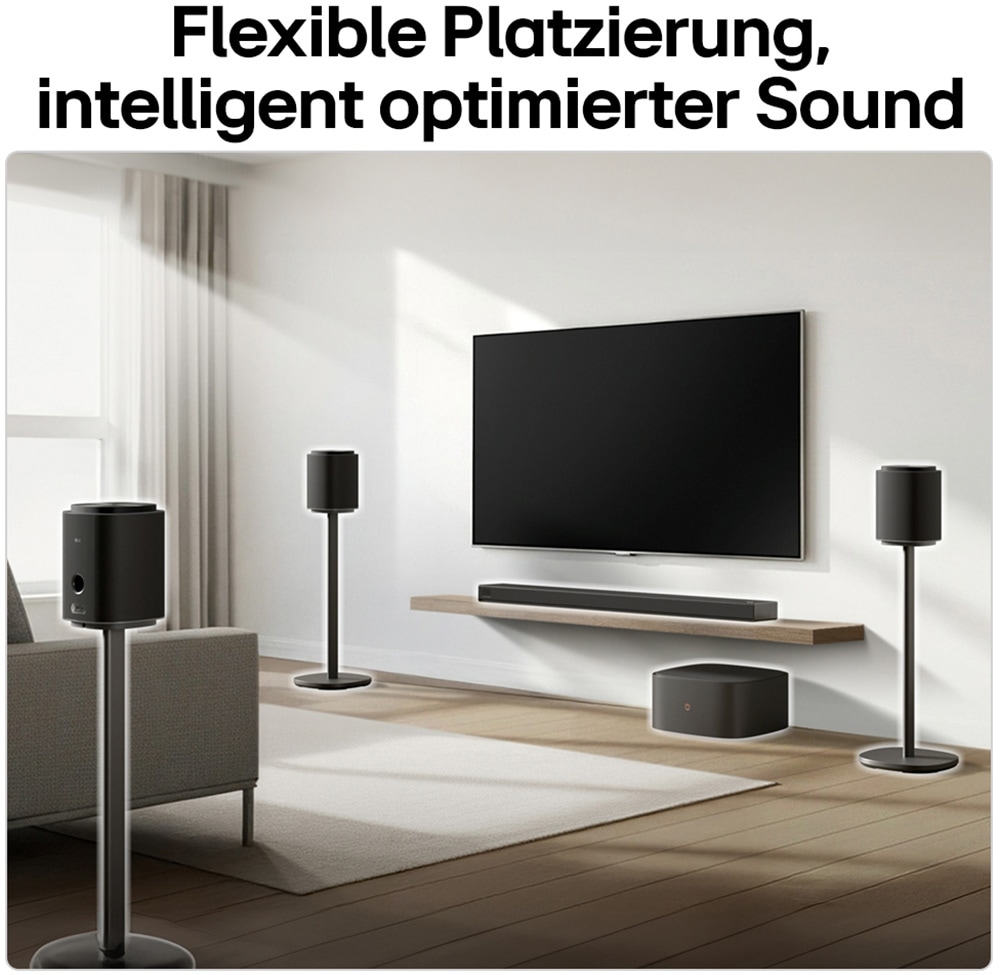 LG Caisson de basses »Sound Suite W7« ( 220 W) unterstützt Dolby Atmos FlexConnect-Technologie