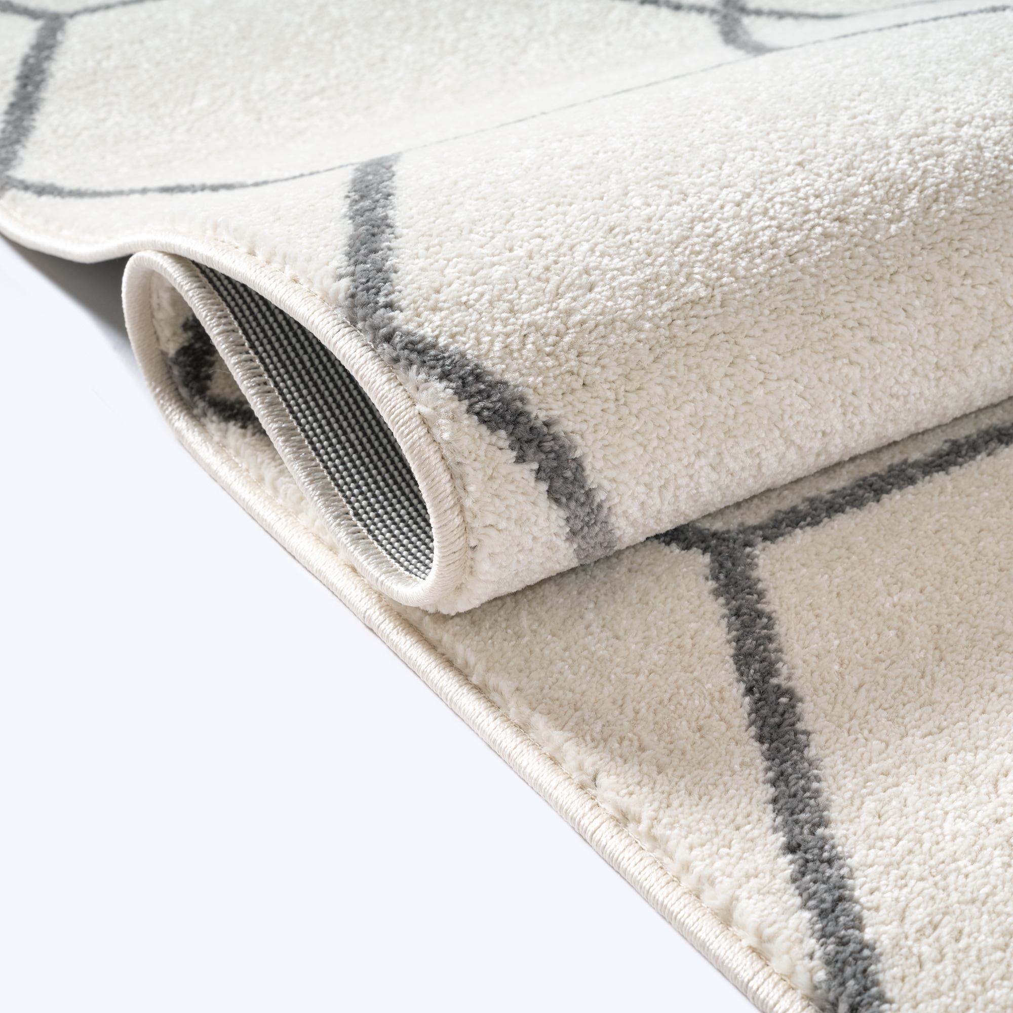 Sanat Teppich »Trellis , auch als Läufer und Rund« rechteckig 10 mm Höhe Kurzflor, skandi, boho, grosse Farbauswahl, alle Räume