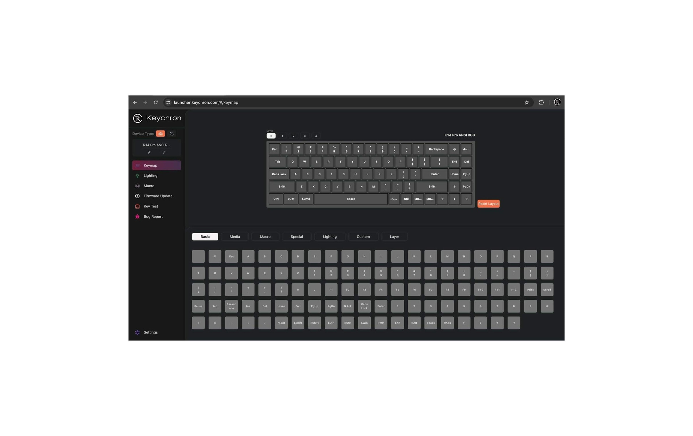   Clavier de jeu »Keychron Q10 Max Black QMK Red Switch« ()