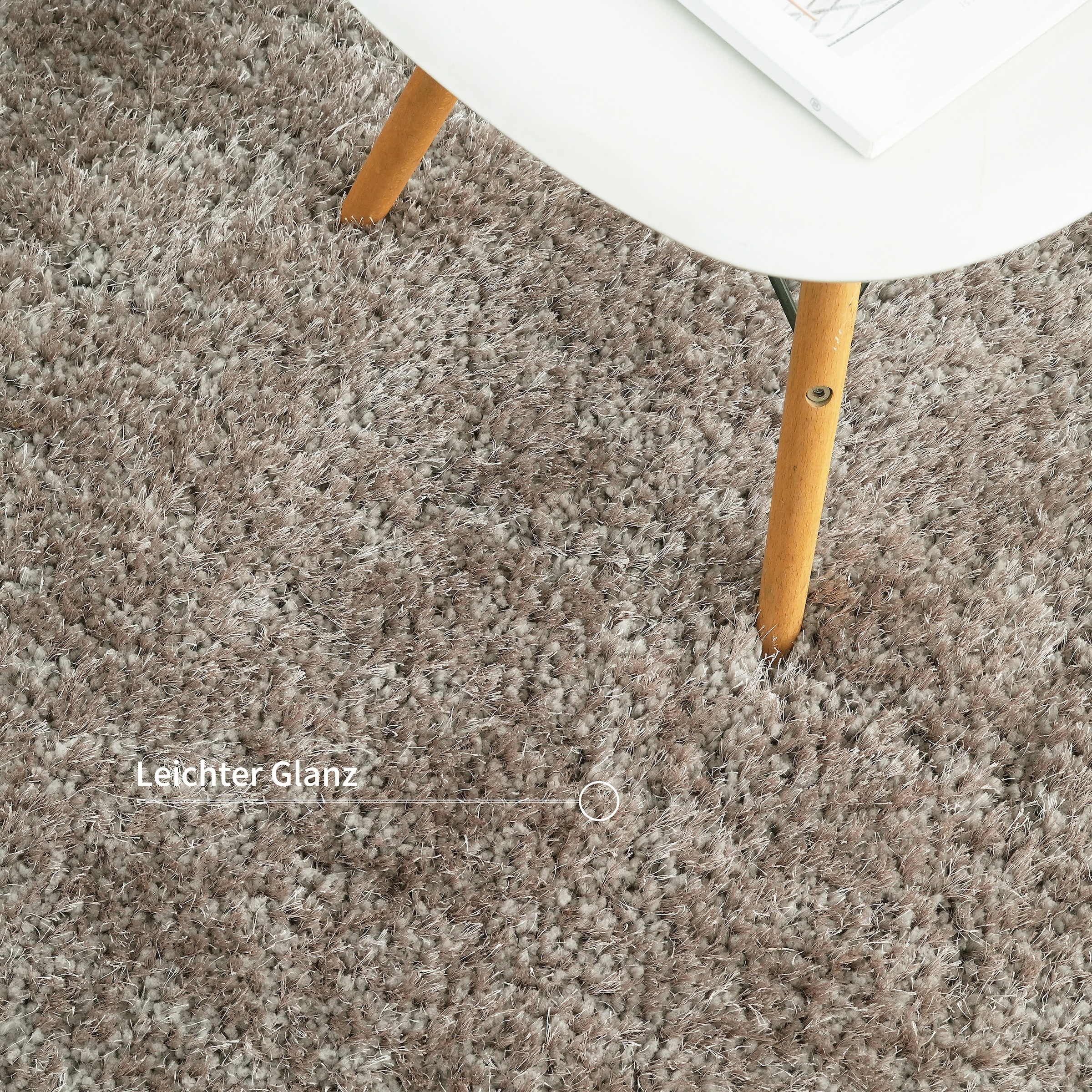 GOODproduct Hochflor-Teppich »Micro exclusiv Teppich, sehr hoher Flor, weich durch Mikrofaser« rechteckig 78 mm Höhe sehr weich, flauschig, uni, Wohnzimmer, Schlafzimmer