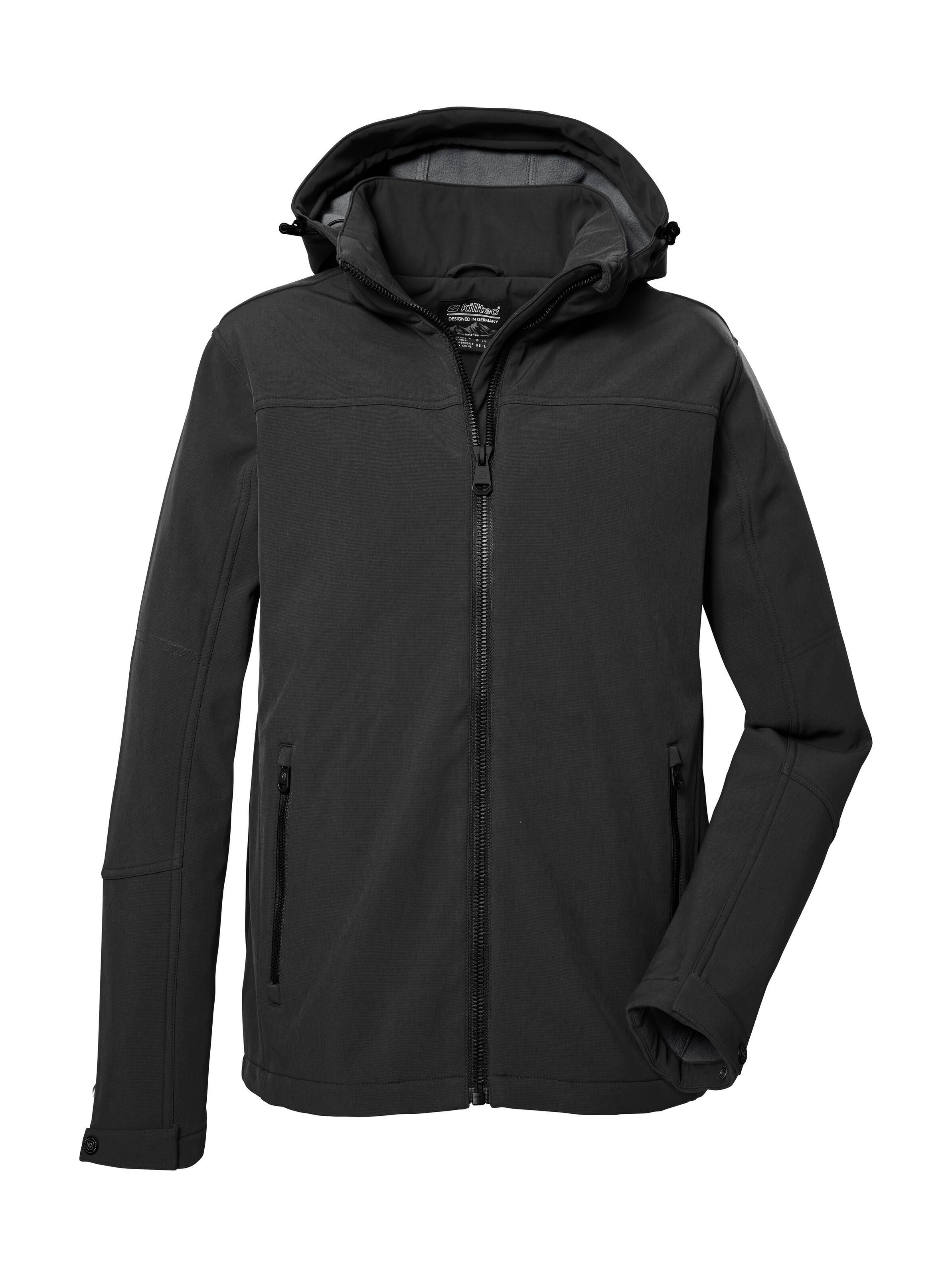 Killtec Veste softshell »Herren Softshelljacke« Wasserabweisende Softshelljacke mit Fleece, abnehmbarer Kapuze