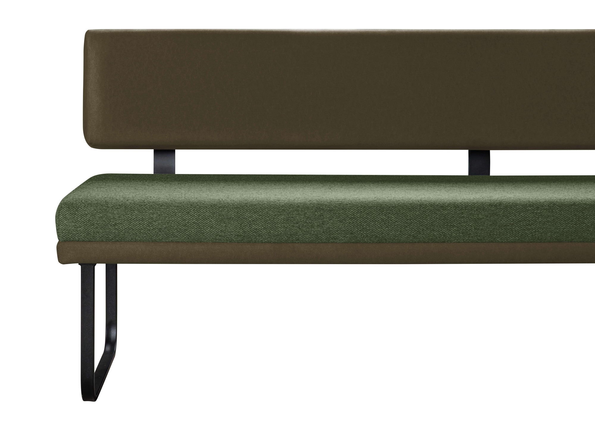 GOODproduct Eckbankgruppe »Gabi Essecke, Sitzgruppe, Eckbankgruppe, Küchenbankgruppe« Set, 4tlg, 4 tlg. tlg. Gestell aus matt-schwarzem Flachmetall, stabil, 2-Stoff-Design