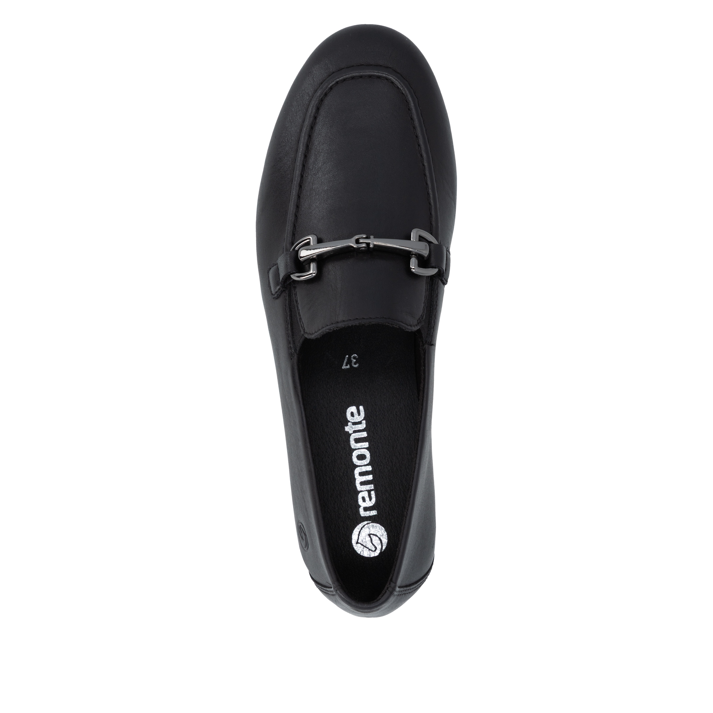 Remonte Loafer  Slipper, Schlupfschuh, Spangenschuh mit kleinen Stretcheinsätzen