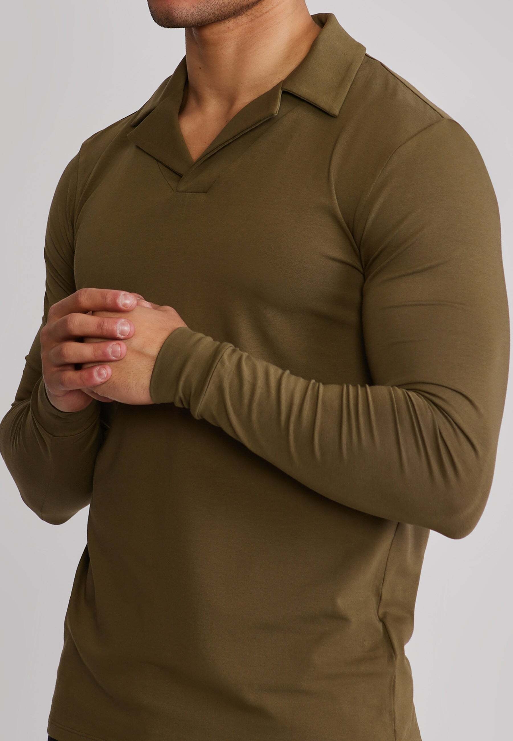 Siksilk Langarm-Poloshirt »Siksilk Langarmpolo Longsleeved Revere«