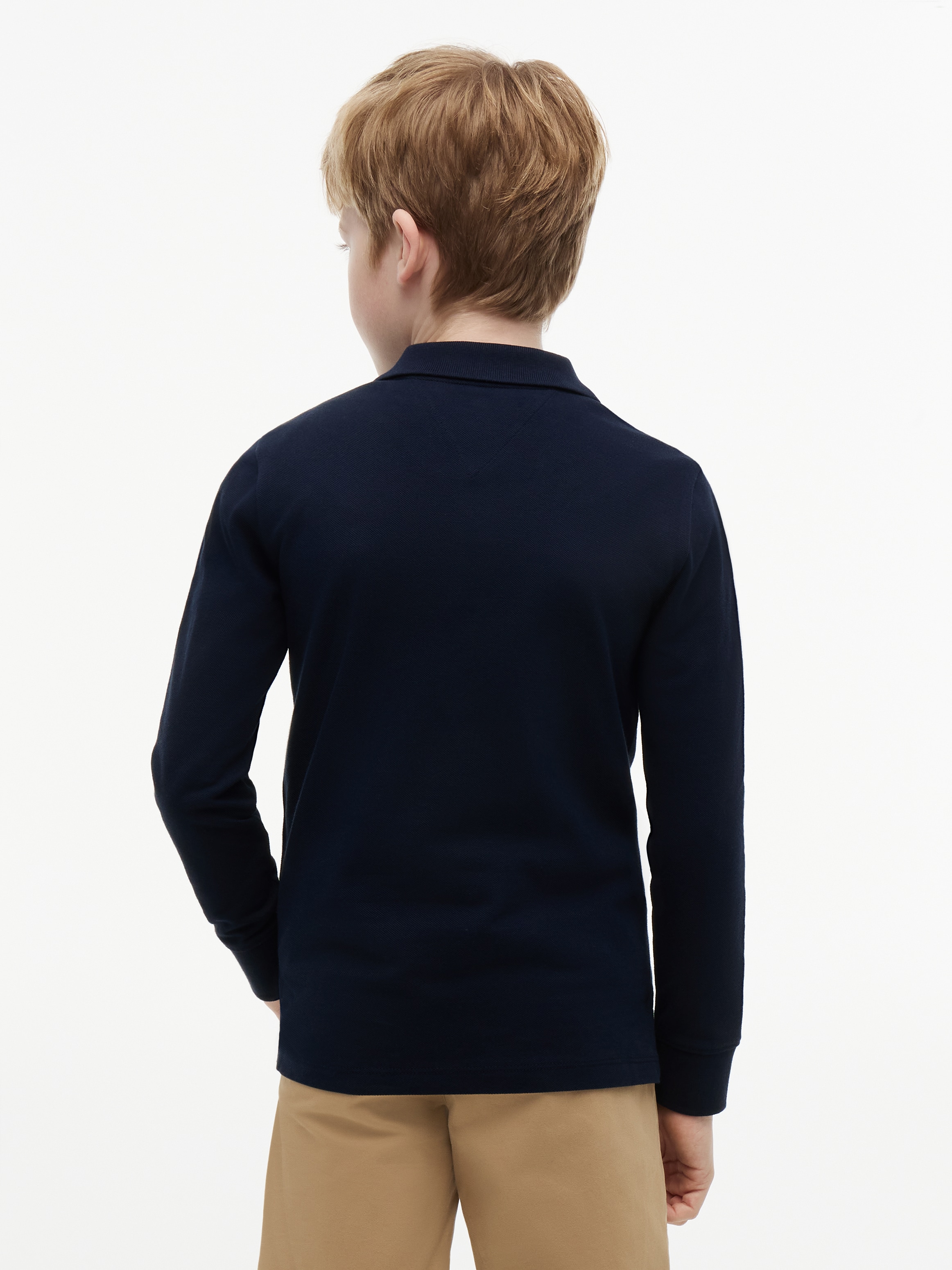 Tommy Hilfiger Poloshirt »REG POLO LS« mit Logostickerei
